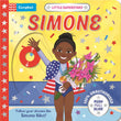 Front cover of the book 'Little Superstars: Simone' by Campbell Books.