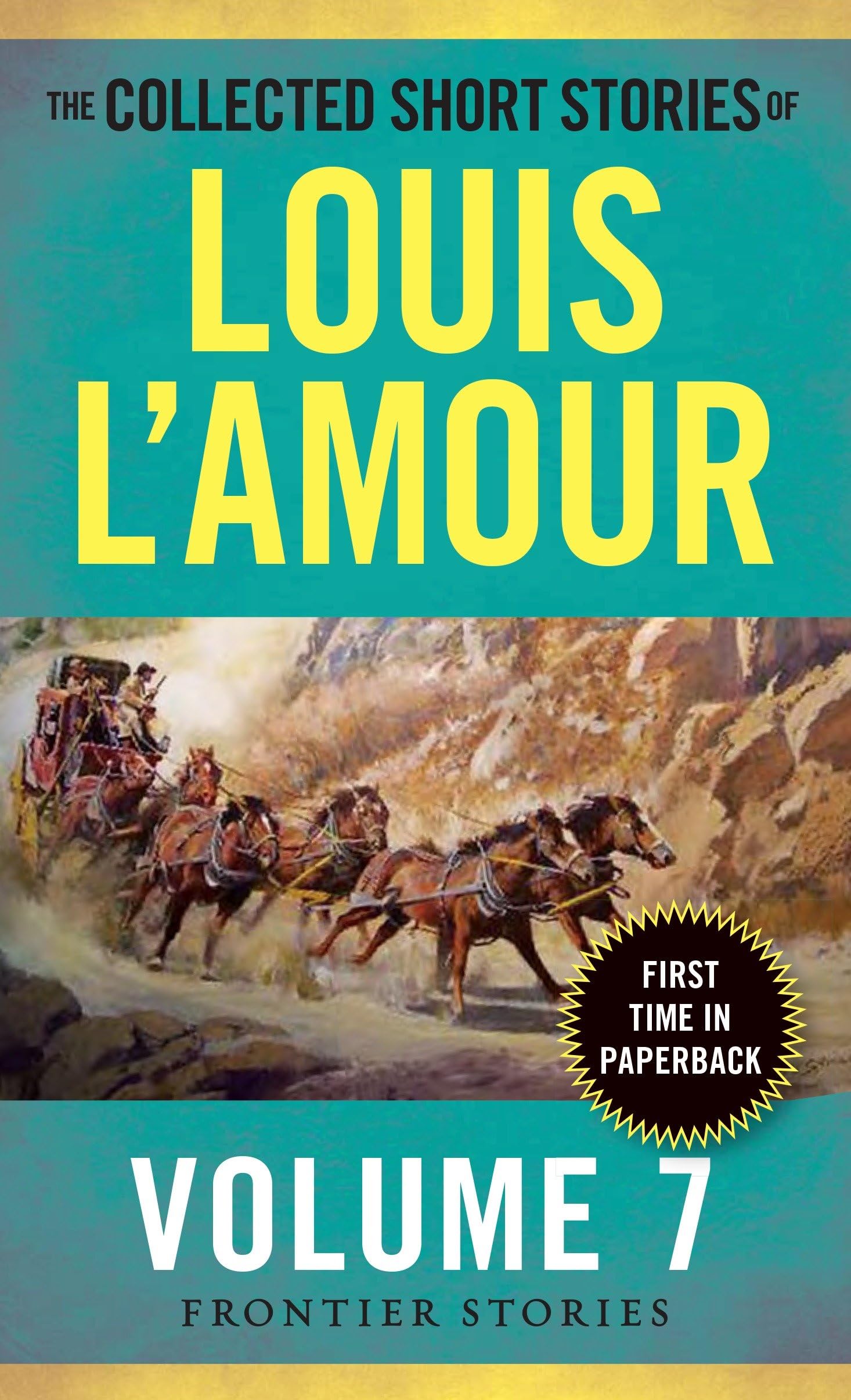 Front cover of the book 'The Collected Short Stories of Louis L'Amour, Volume 7: Frontier Stories' by LAmour, Louis.