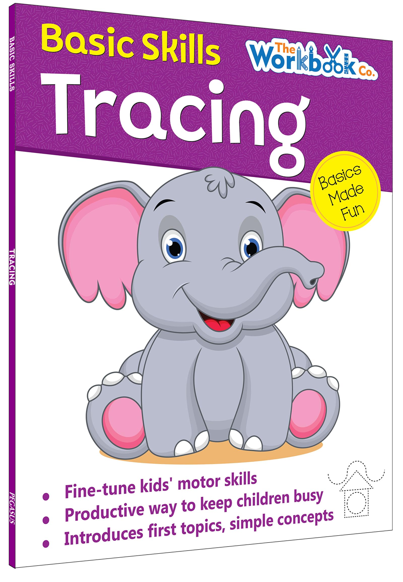 Front cover of the book 'Tracing - Basic Skills' by Pegasus.
