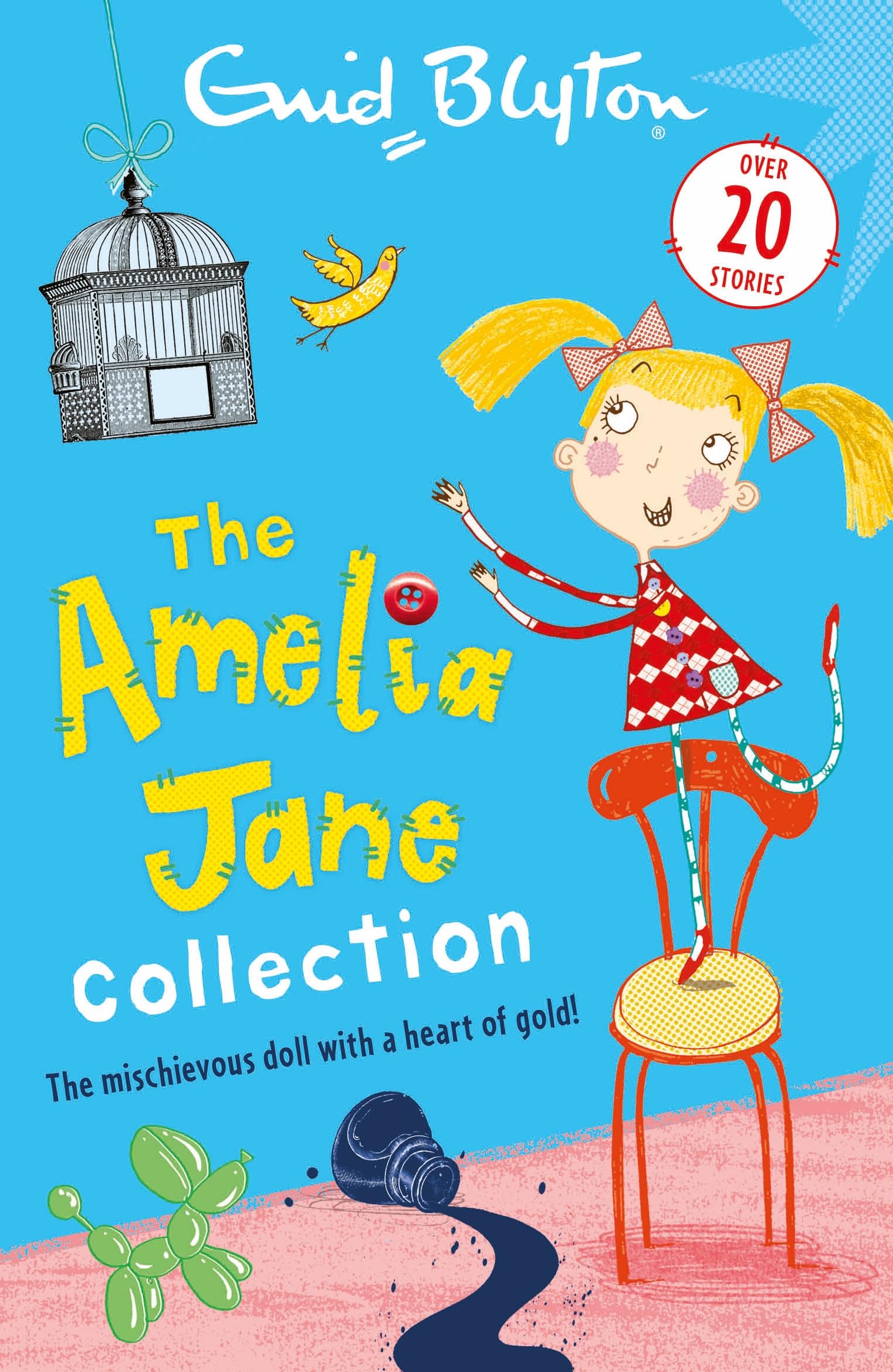 Front cover of the book 'The Amelia Jane Collection' by Enid Blyton.