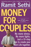 Front cover of the book 'Money For Couples: No more stress. No more fights. Just a 10-step plan to create your Rich Life together' by Ramit Sethi.