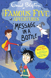 Front cover of the book 'Famous Five Colour Short Stories: Message in a Bottle' by Blyton, Enid.