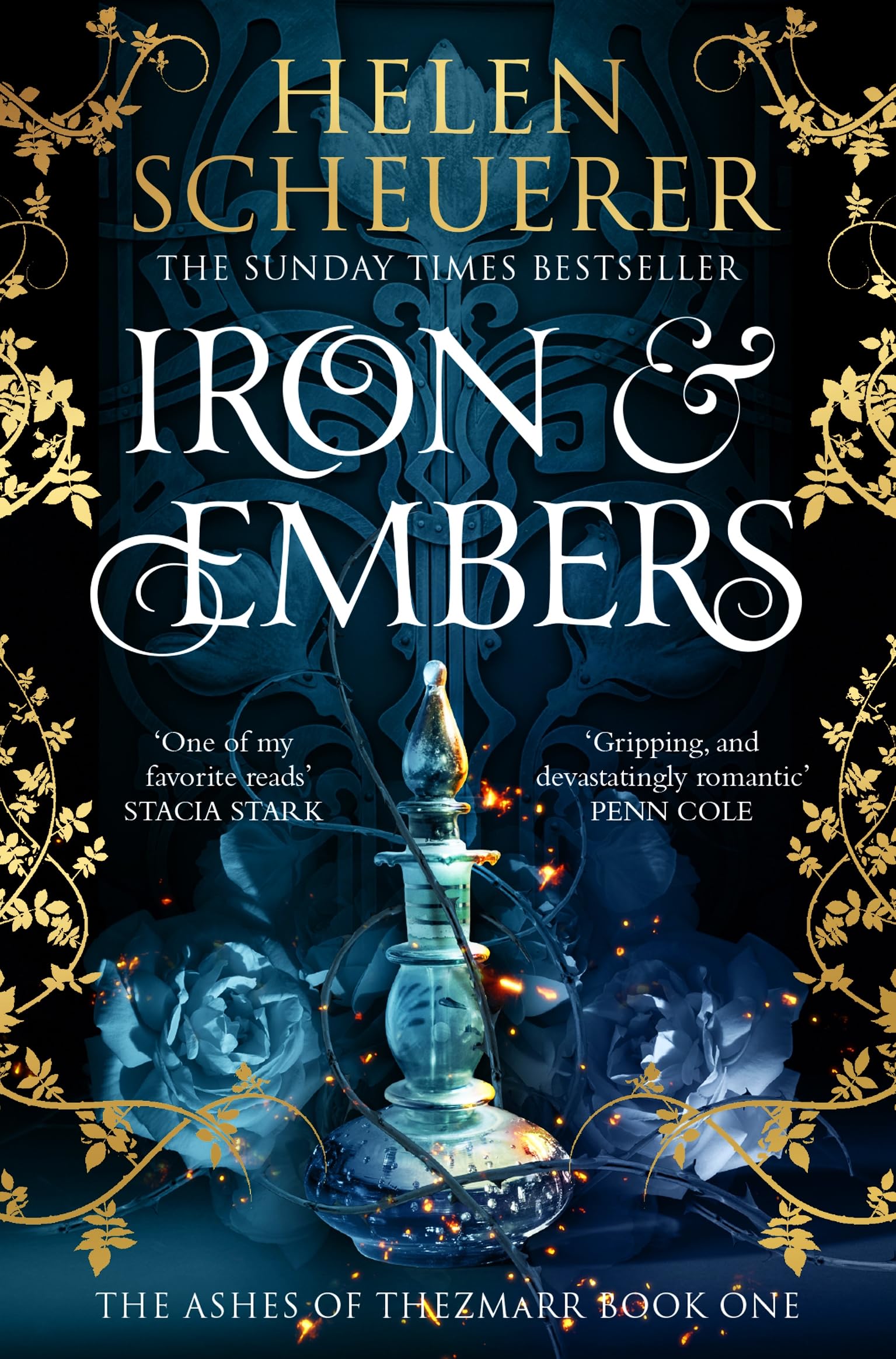 Front cover of the book 'Iron & Embers' by Helen Scheuerer.