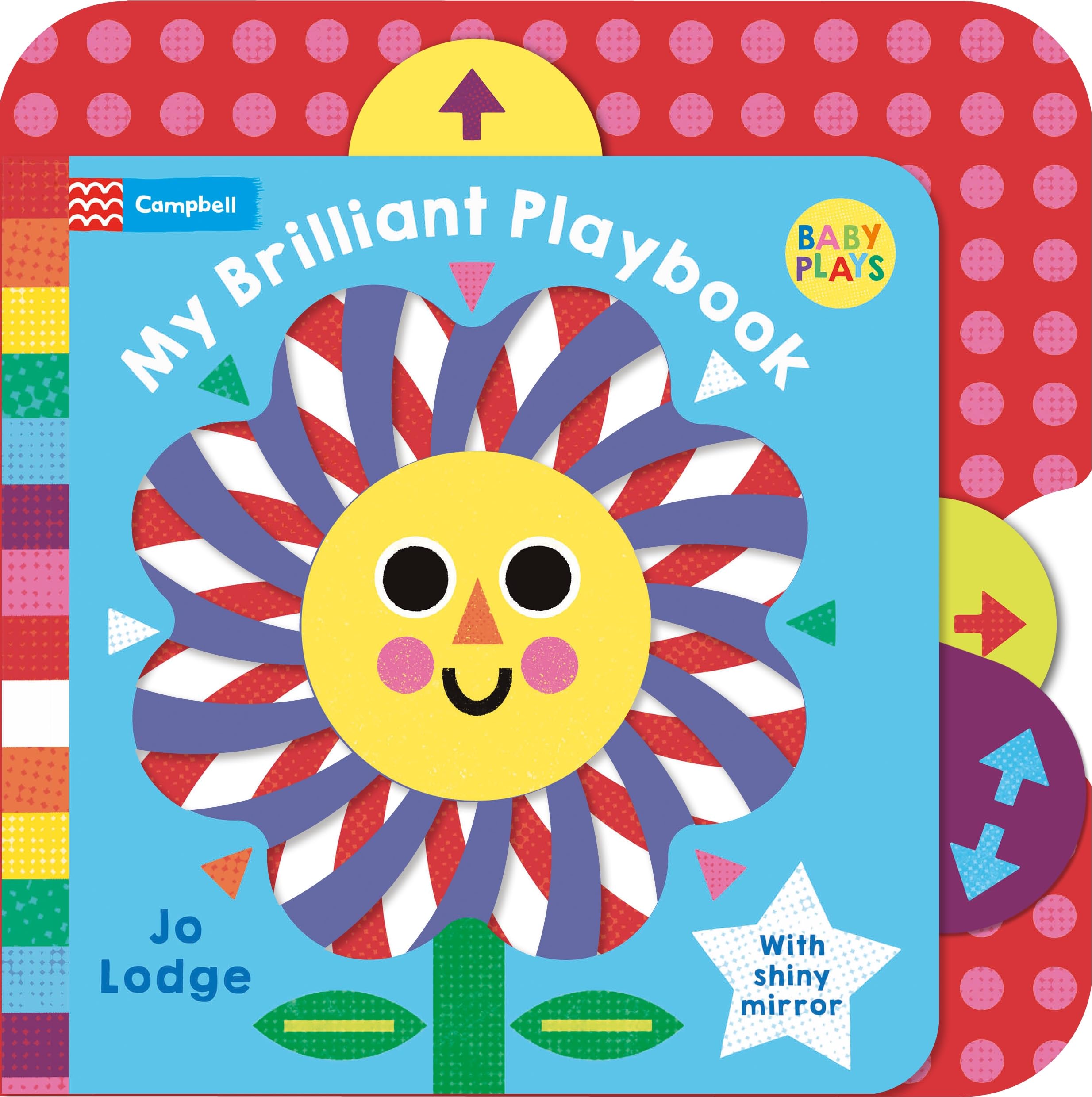 Front cover of the book 'My Brilliant Playbook' by Jo Lodge.