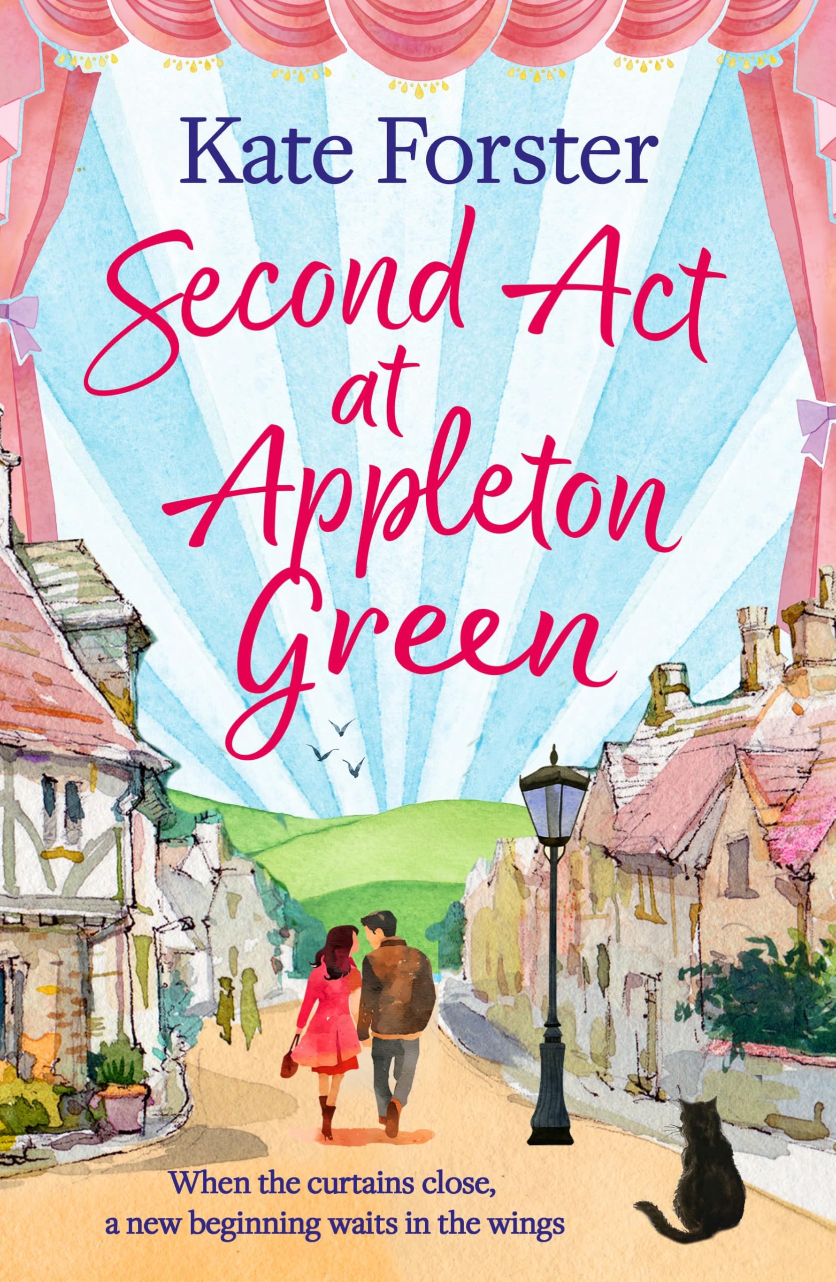 Front cover of the book 'Second Act at Appleton Green: An absolutely heartwarming and uplifting romance about family, love and starting over' by Kate Forster.