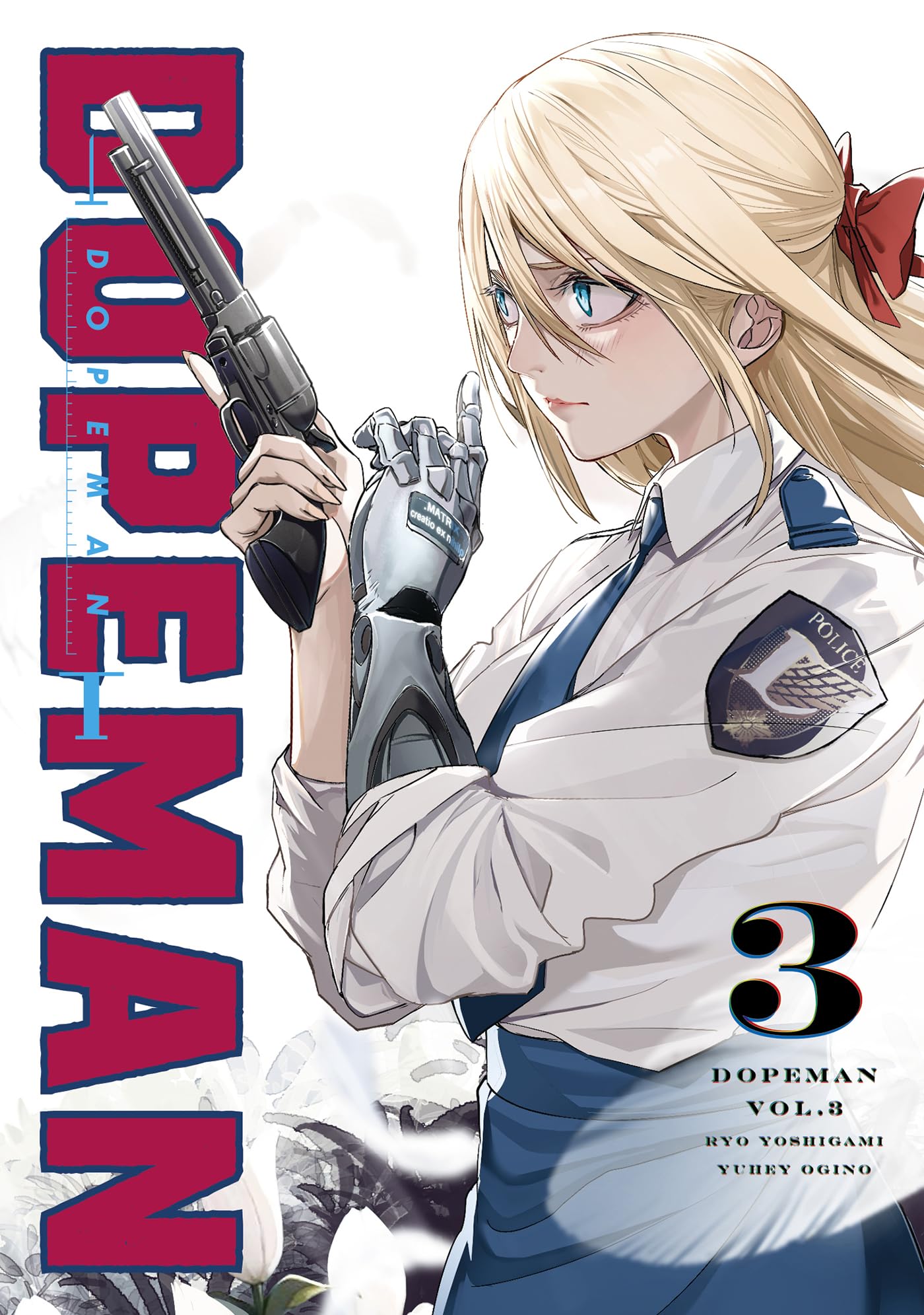 Front cover of the book 'Dopeman Vol.3' by Yuhei Ogino, Ryo Yoshigami.