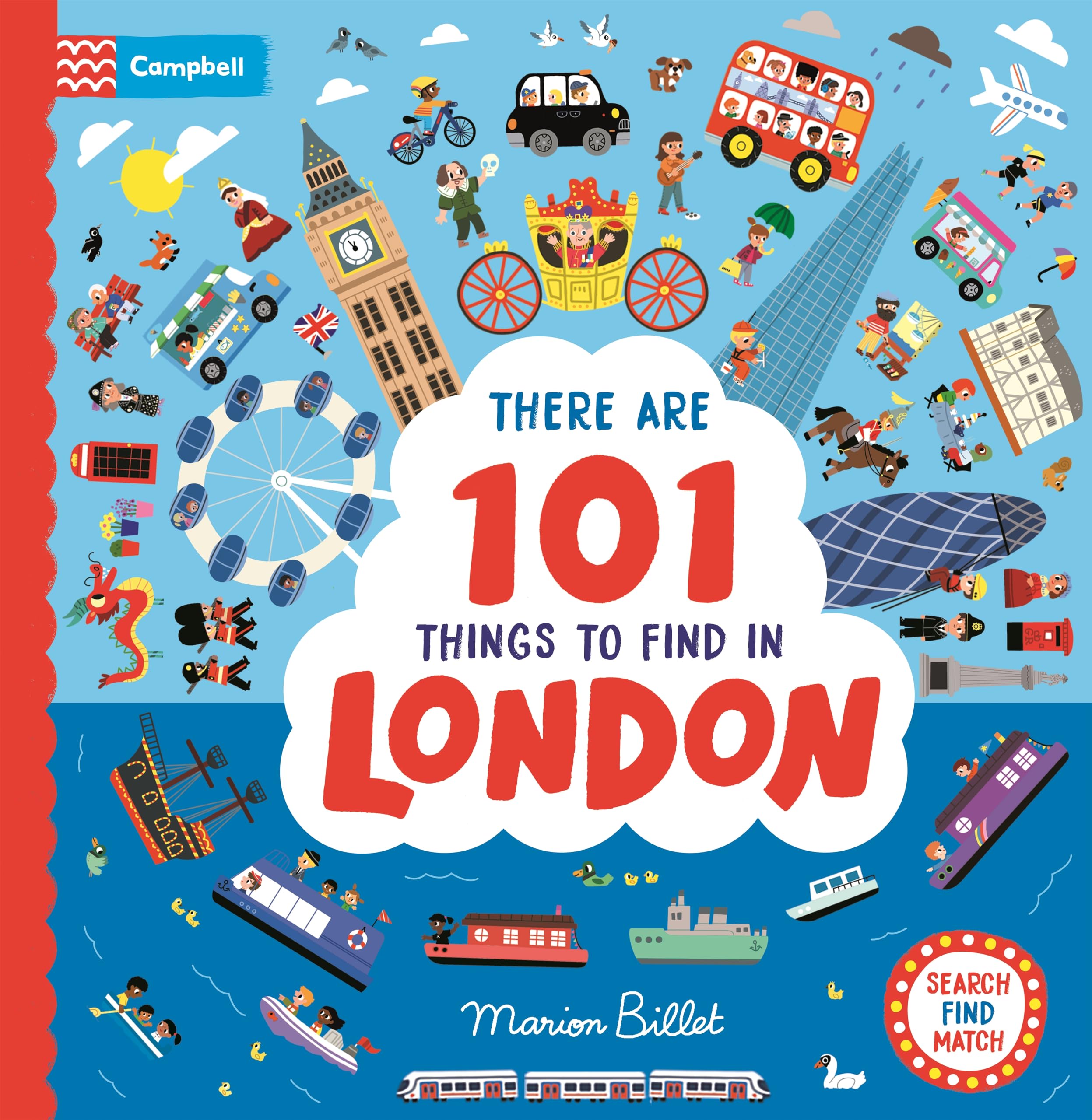 Front cover of the book 'Campbell Books Ltd There Are 101 Things to Find in London.' by Marion Billet.