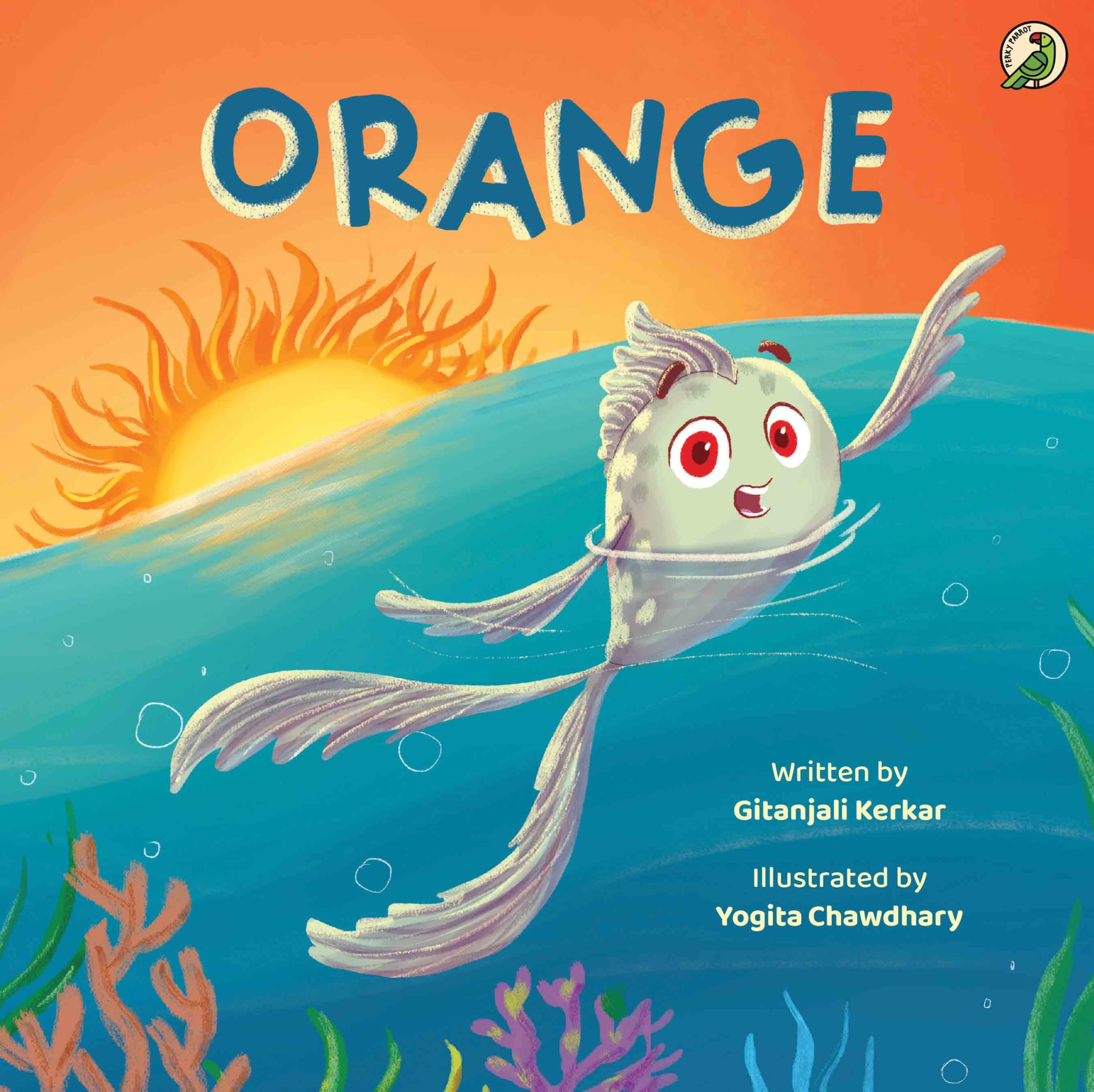 Front cover of the book 'Orange' by Gitanjali Kerkar.