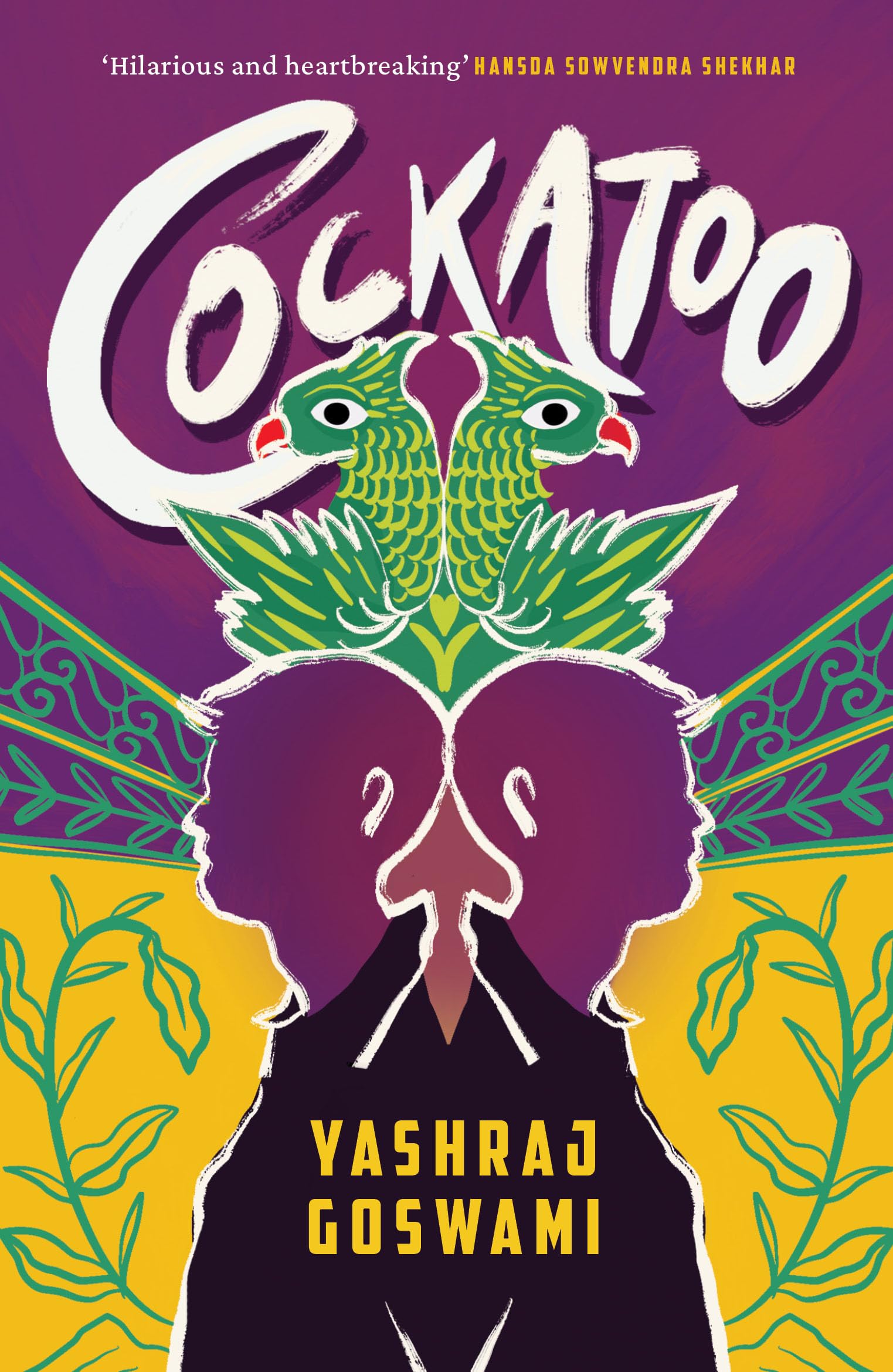 Front cover of the book 'Cockatoo: A Novel' by Yashraj Goswami.