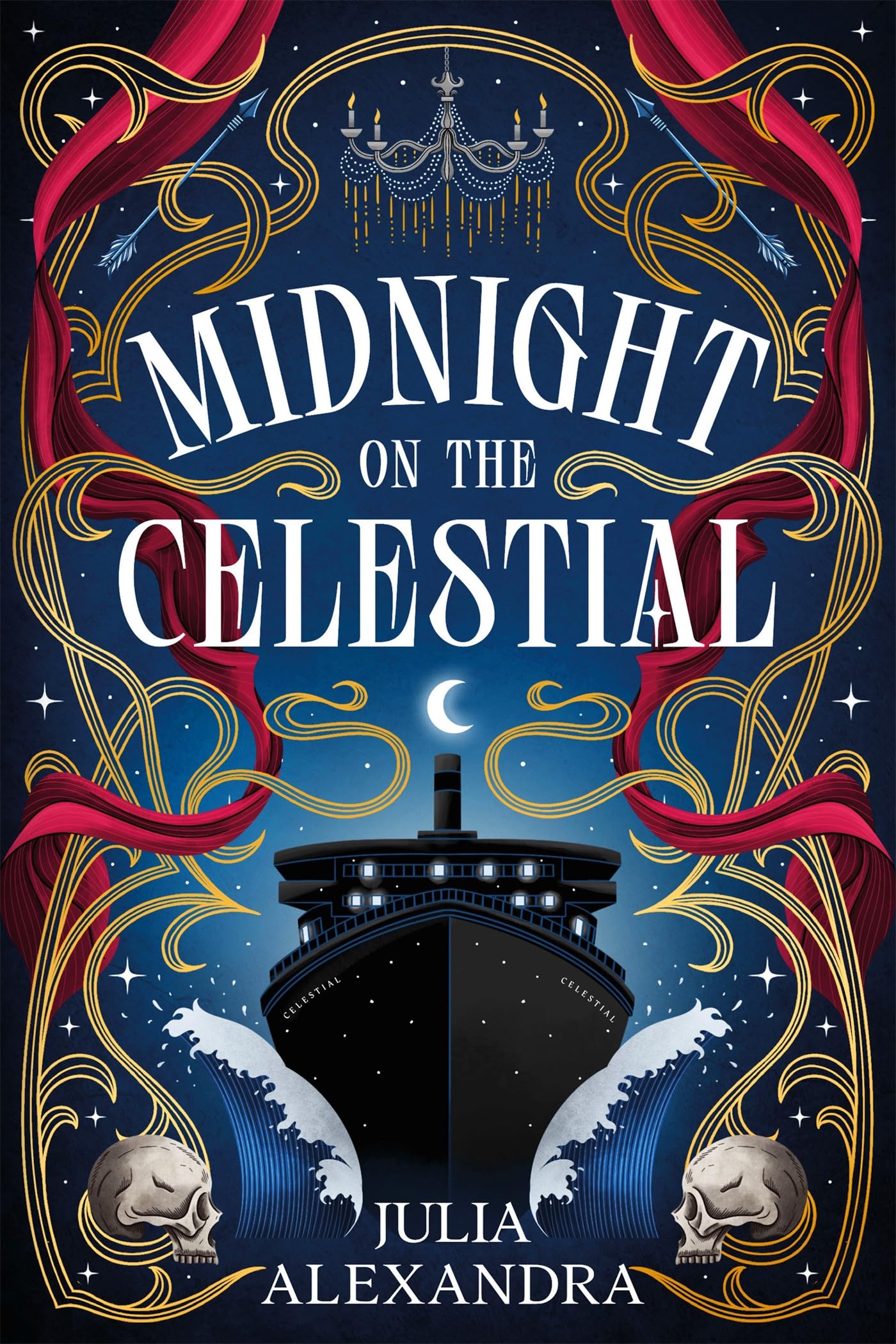 Front cover of the book 'Midnight on the Celestial (International Edition)' by Julia Alexandra.