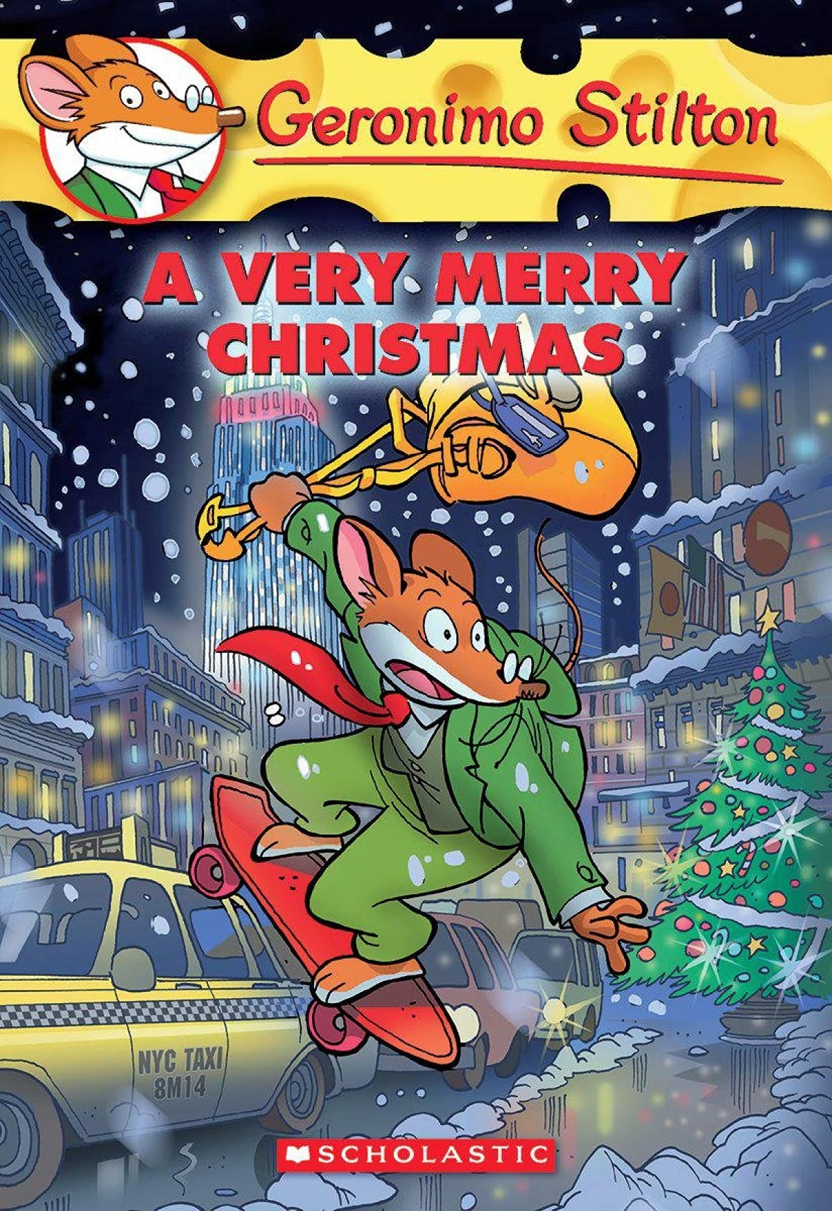 Front cover of the book 'Geronimo Stilton 35 A Very Merry Christmas' by Stilton Geronimo.