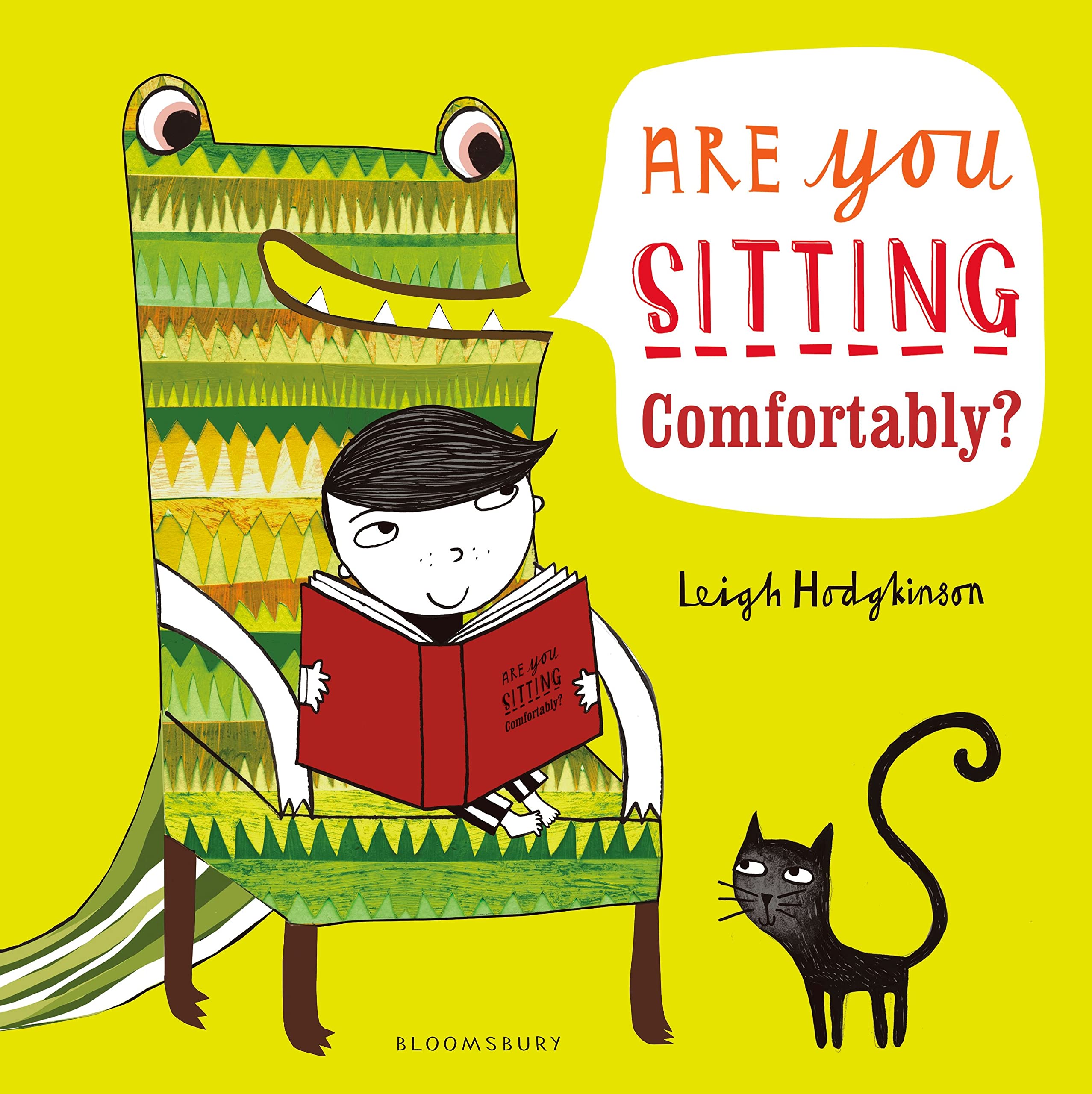 Front cover of the book 'Are You Sitting Comfortably' by Leigh Hodgkinson.
