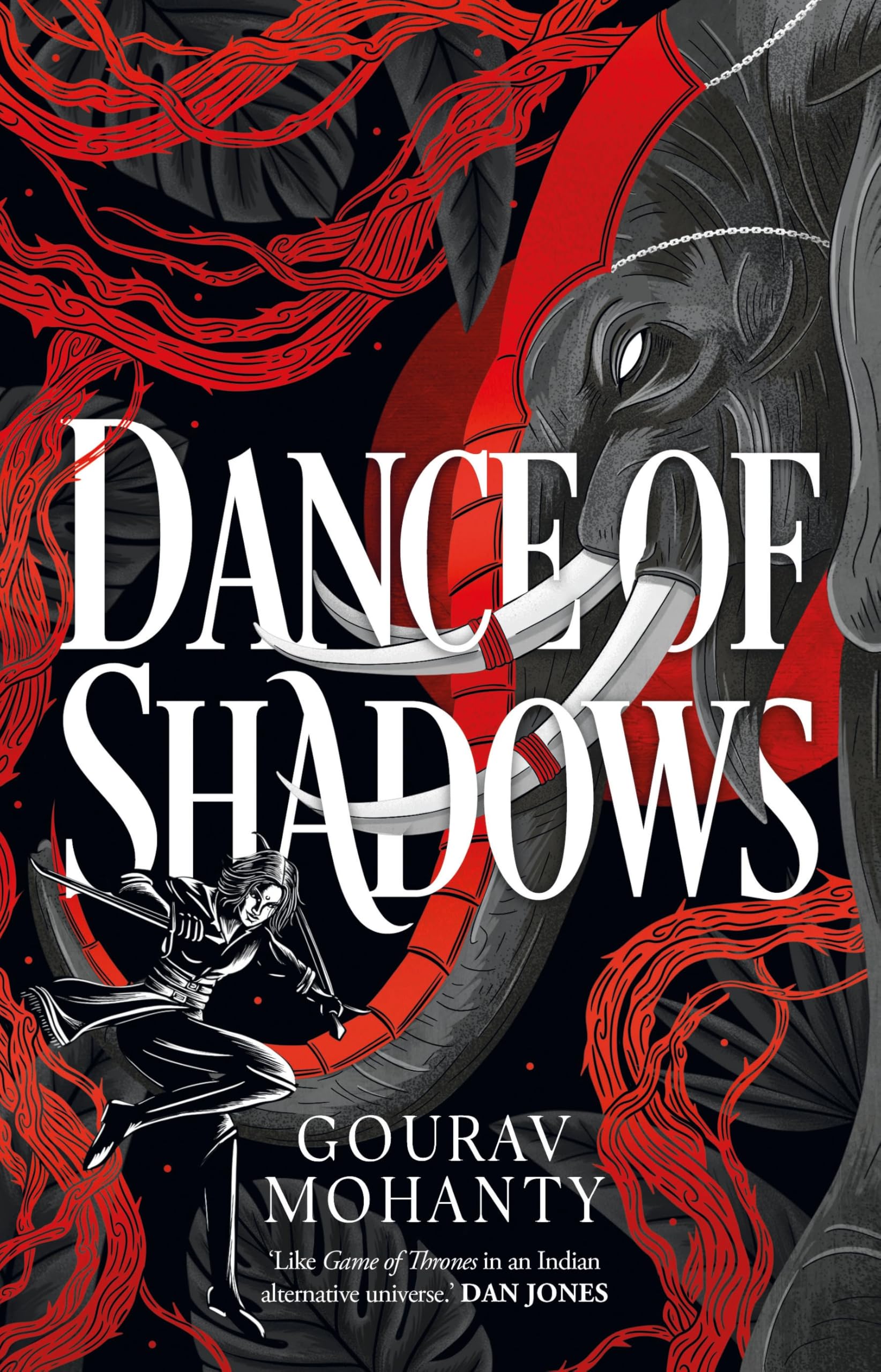 Front cover of the book 'Dance of Shadows' by Gourav Mohanty.