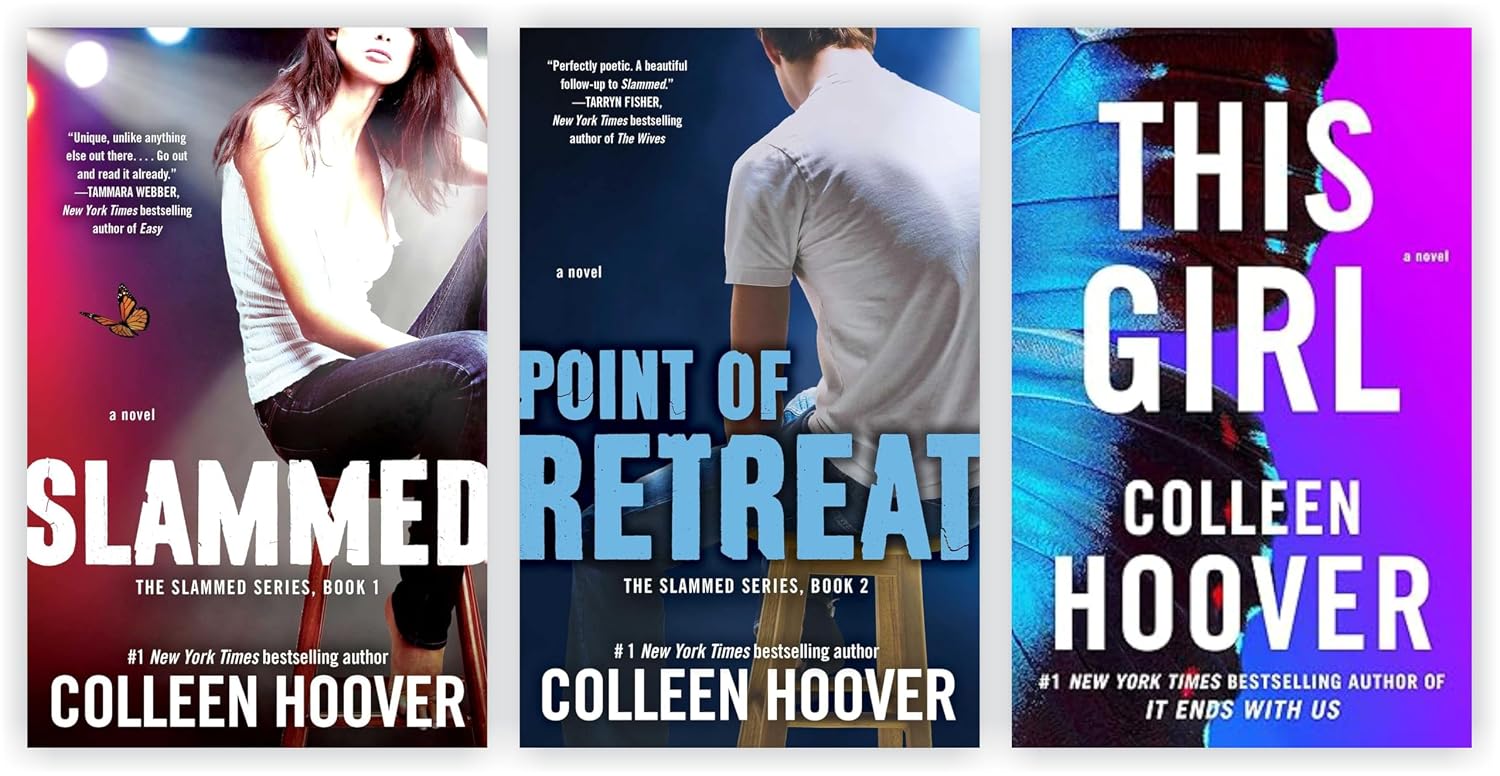 Colleen Hoover Slammed; Point Of Retreat & This Girl Book Combo NYBooksHub