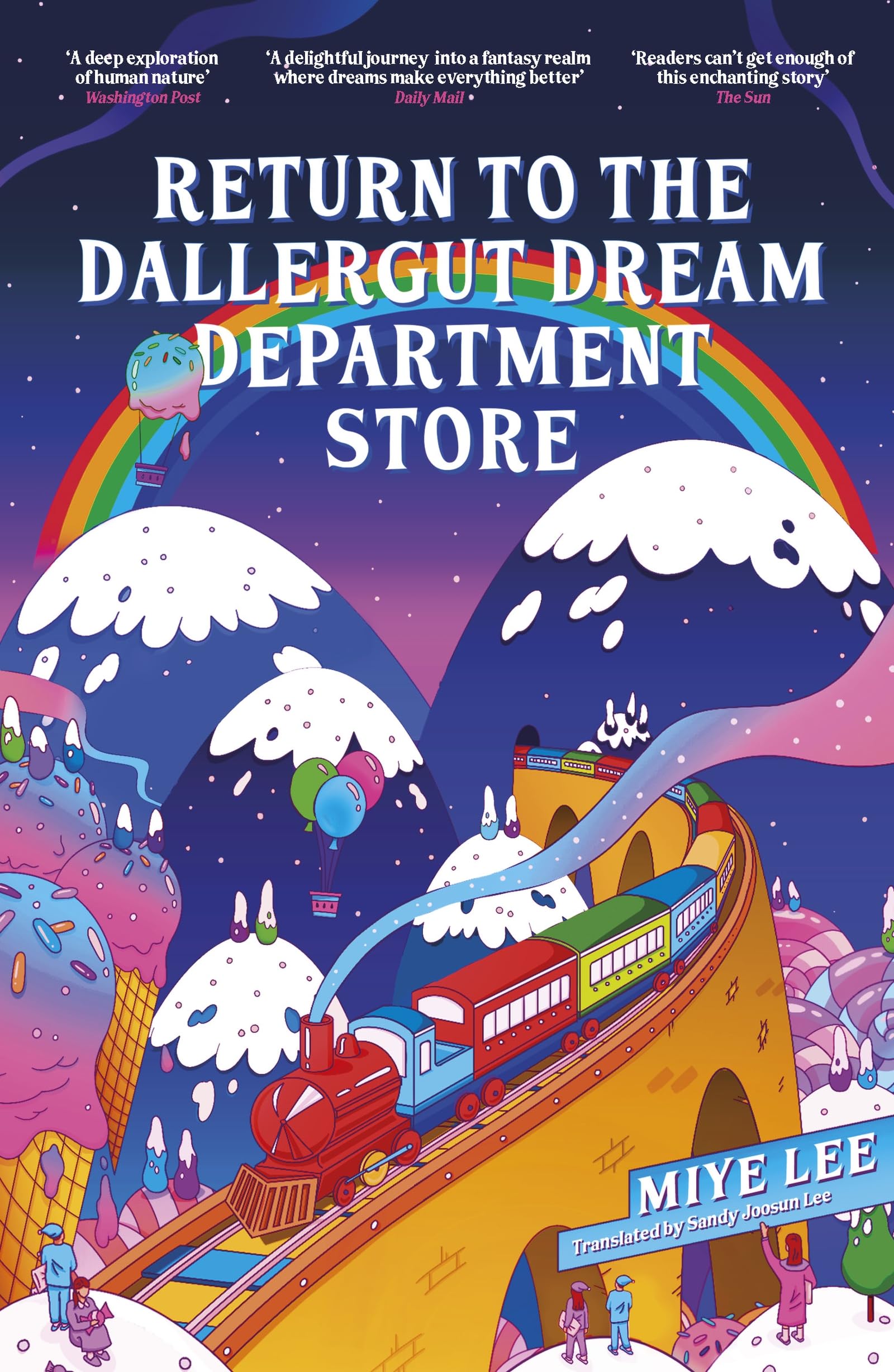 Front cover of the book 'Return to the dallergut dream department store' by Mi-Ye Lee.