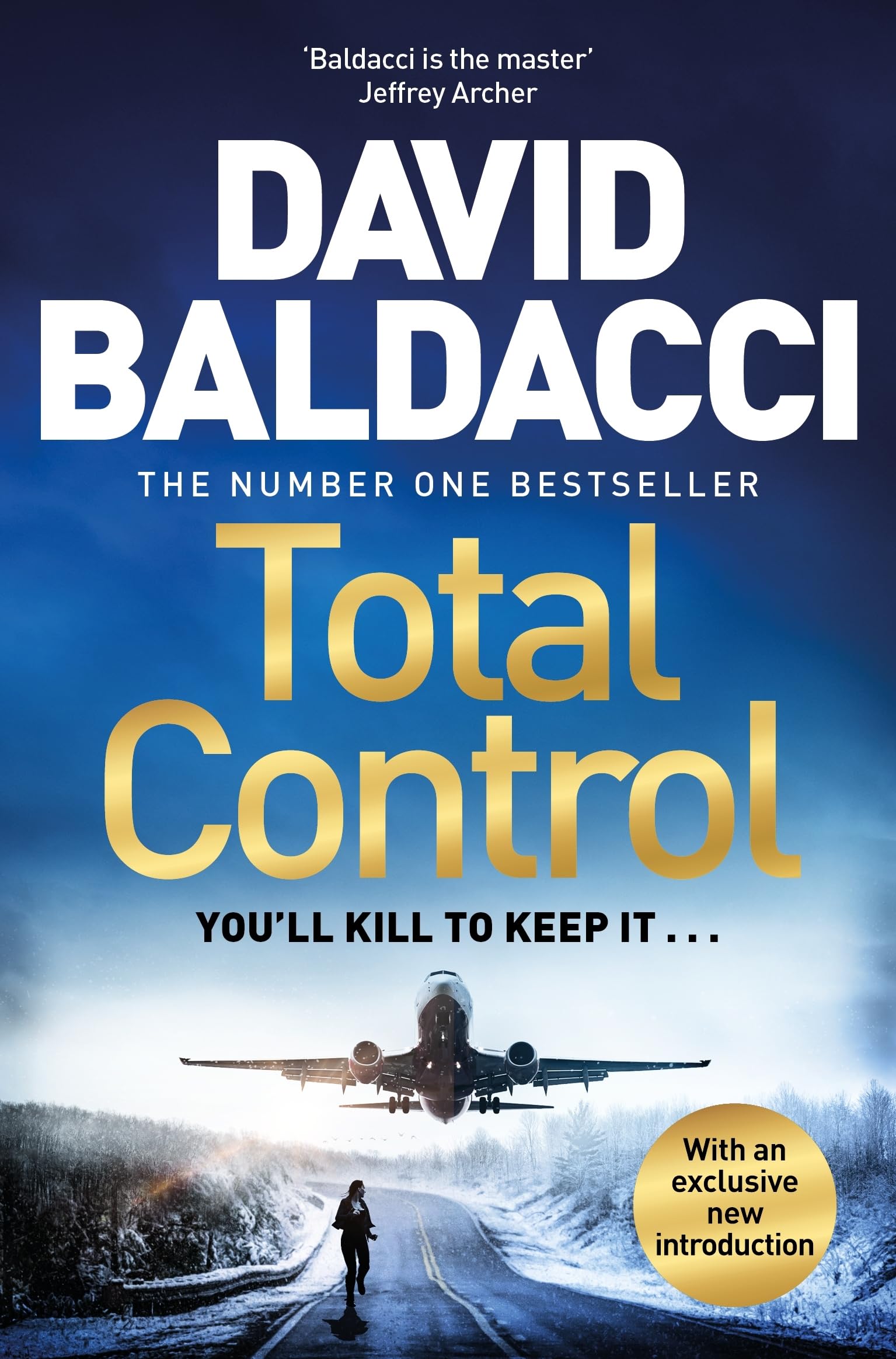 Front cover of the book 'Total control' by David Baldacci.