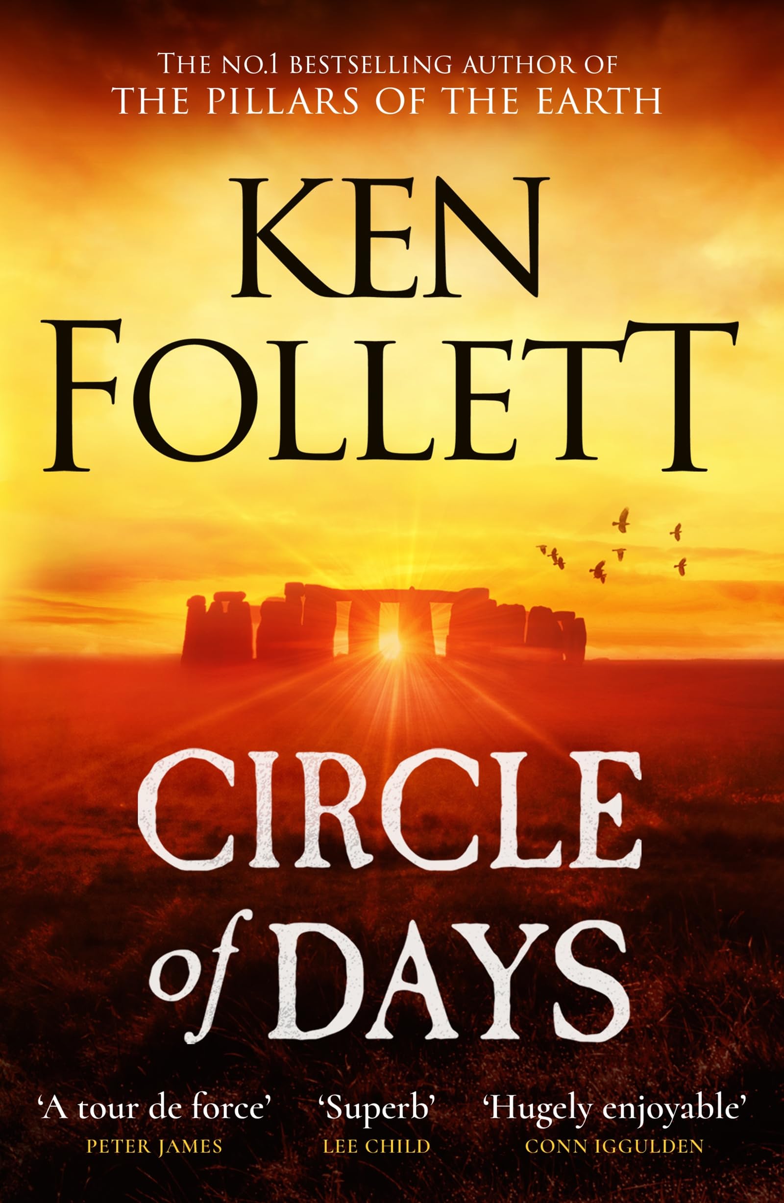 Front cover of the book 'Circle of days' by Ken Follett.