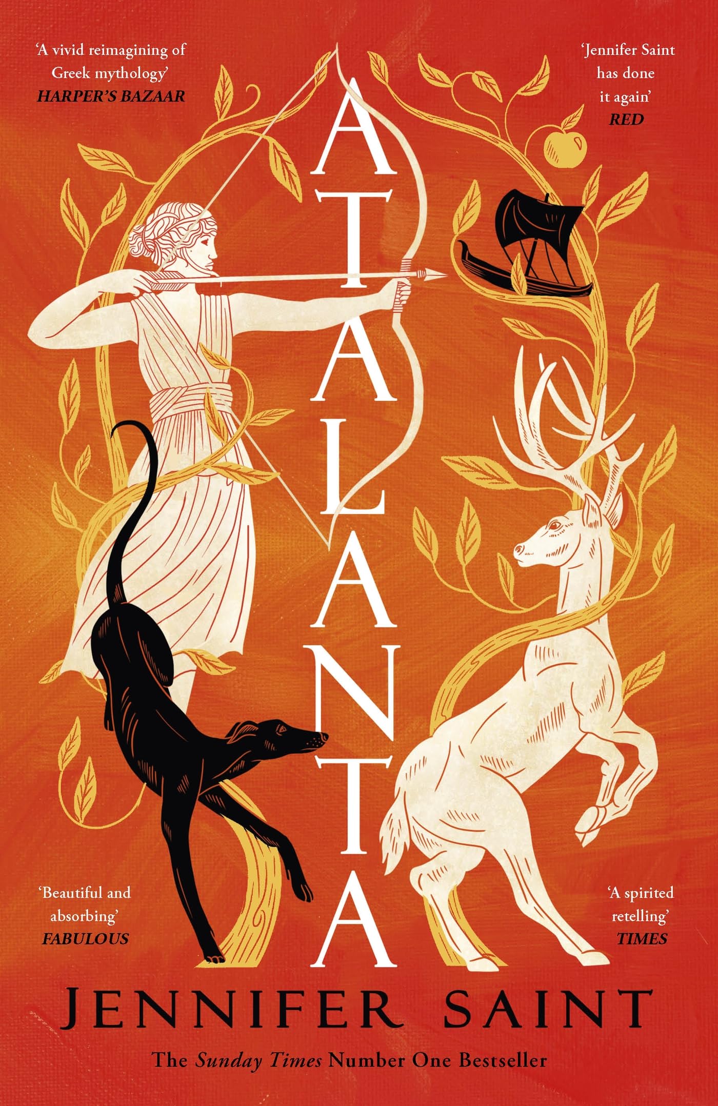 Front cover of the book 'Atalanta' by Jennifer Saint.