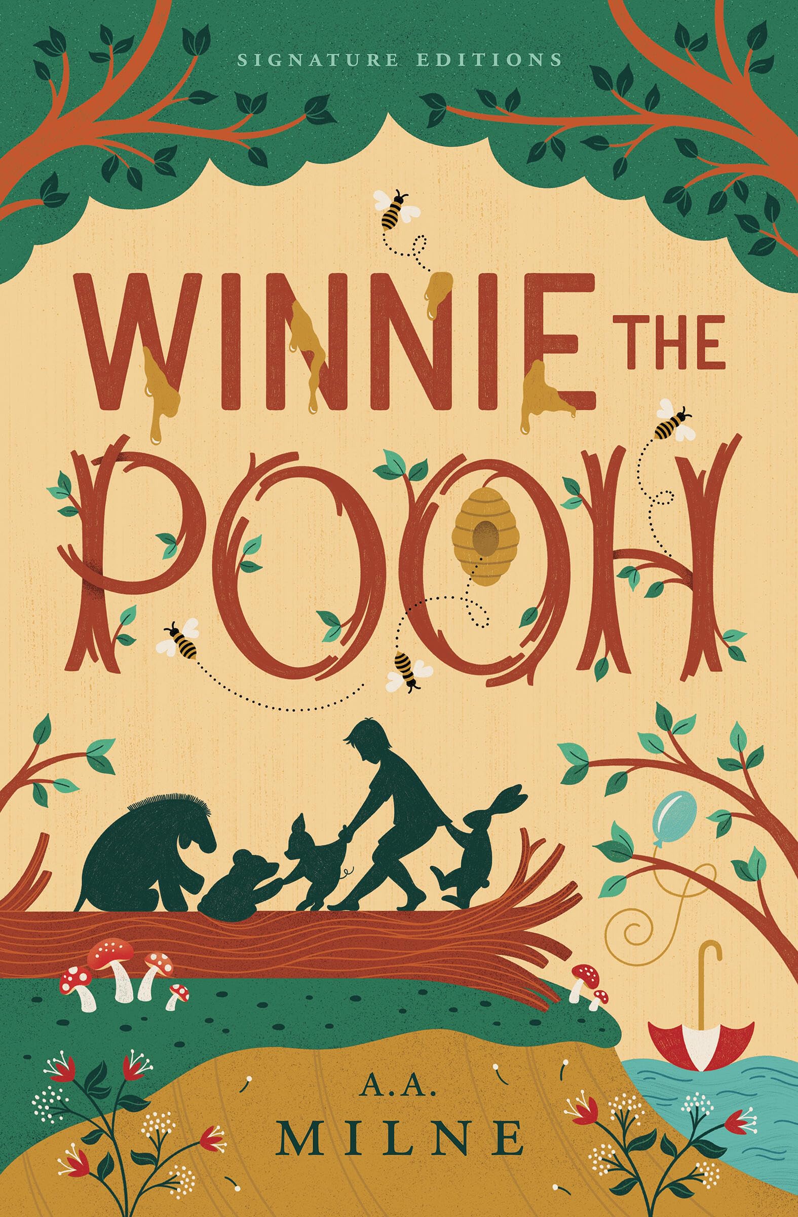 Front cover of the book 'Winnie-the-Pooh (Children's Signature Editions)' by A A Milne.