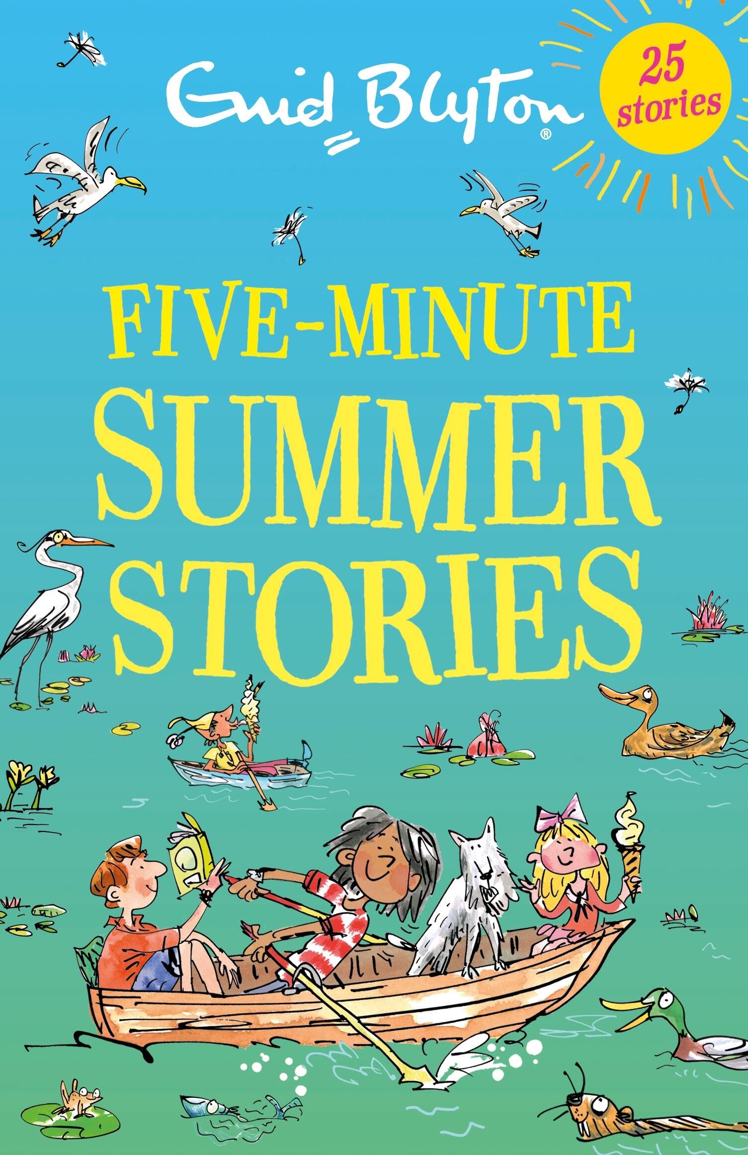 Front cover of the book 'Five-Minute Summer Stories' by Blyton, Enid.