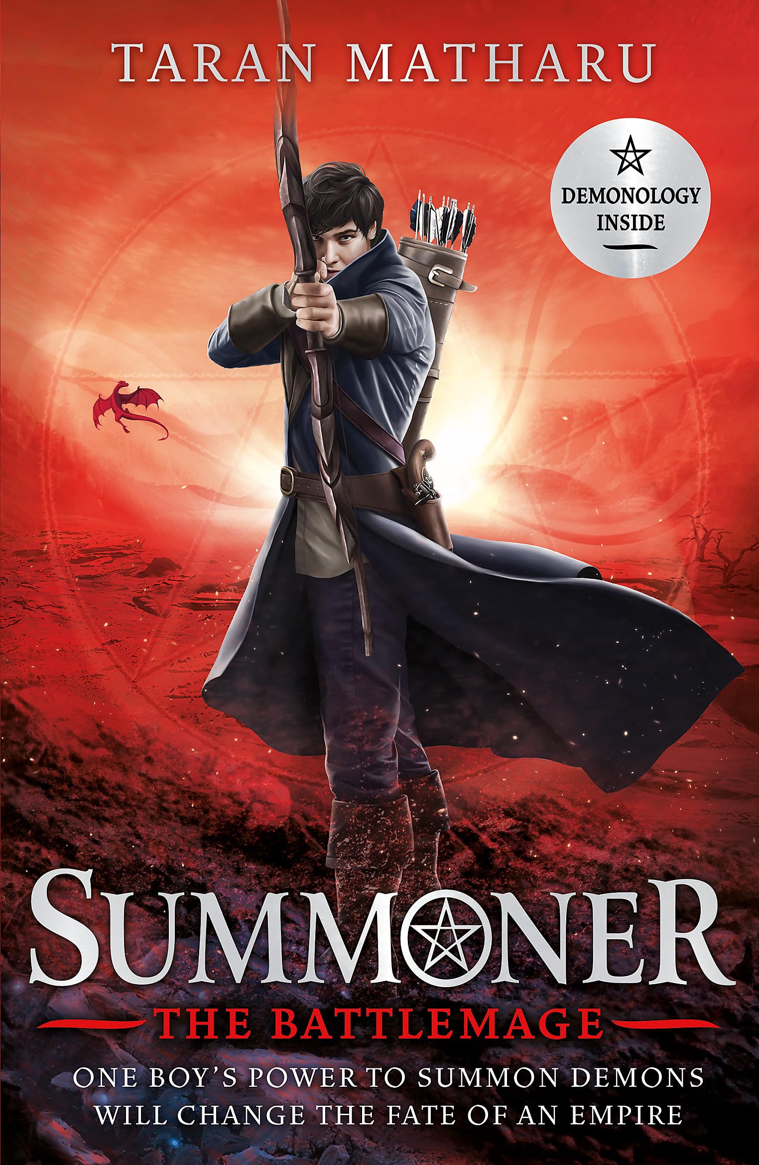 Front cover of the book 'Summoner The Battlemage' by Hodder Childrens Books.