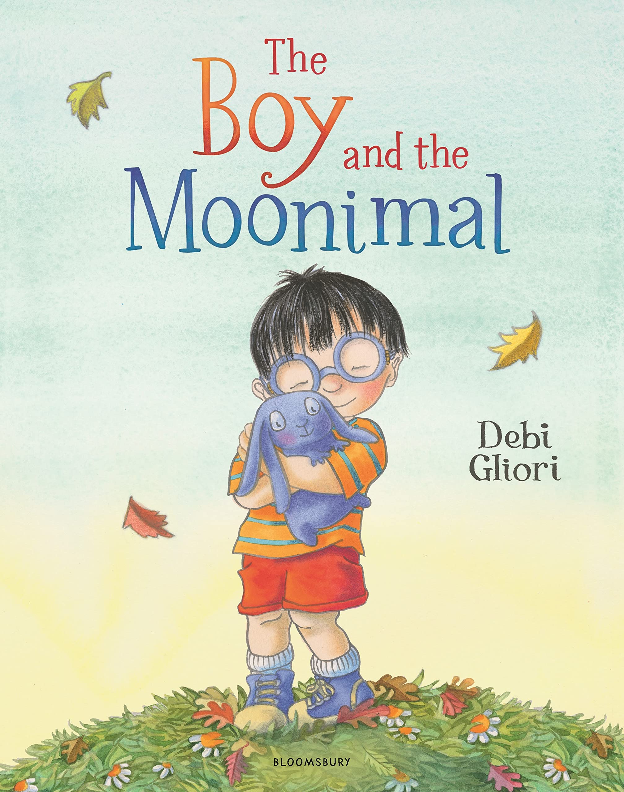 Front cover of the book 'The Boy and the Moonimal' by Debi Gliori.