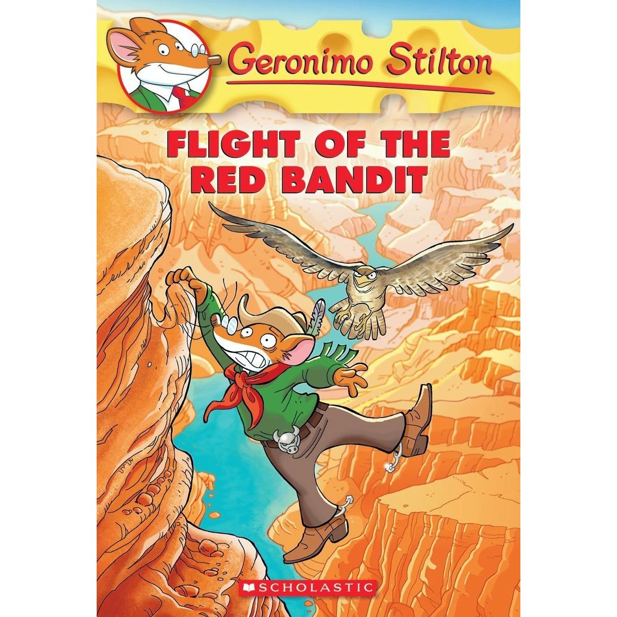 Front cover of the book 'Flight Of The Red Bandit (Geronimo Stilton)' by Na.