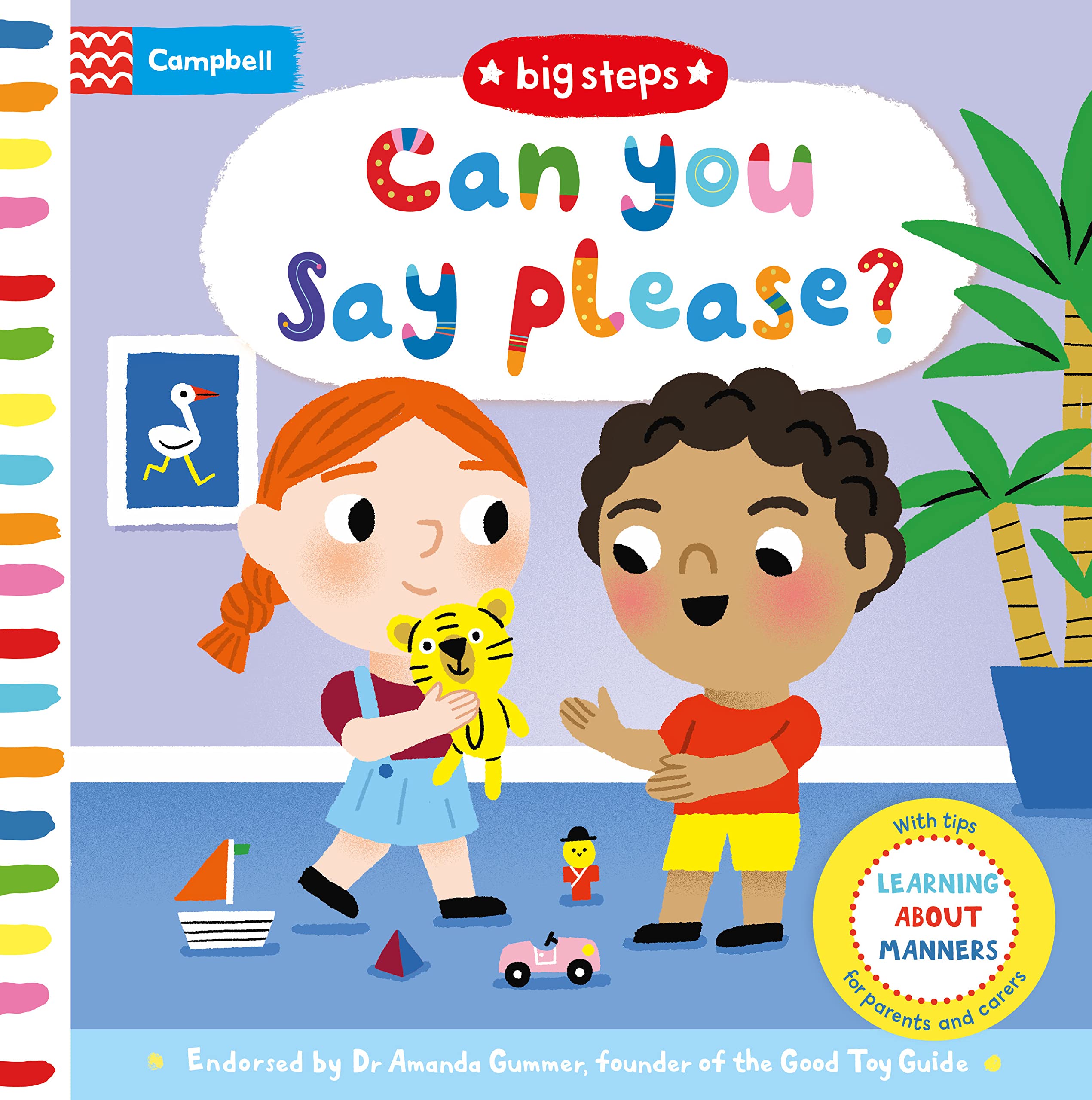 Front cover of the book 'Can You Say Please?: Learning About Manners (Big Steps)' by Marion Cocklico.