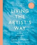 Front cover of the book 'Living the Artist's Way: An Intuitive Path to Creativity' by Julia Cameron.
