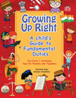 Front cover of the book 'Growing Up Right' by Abhishek Rana and Saumya Chaudhary.