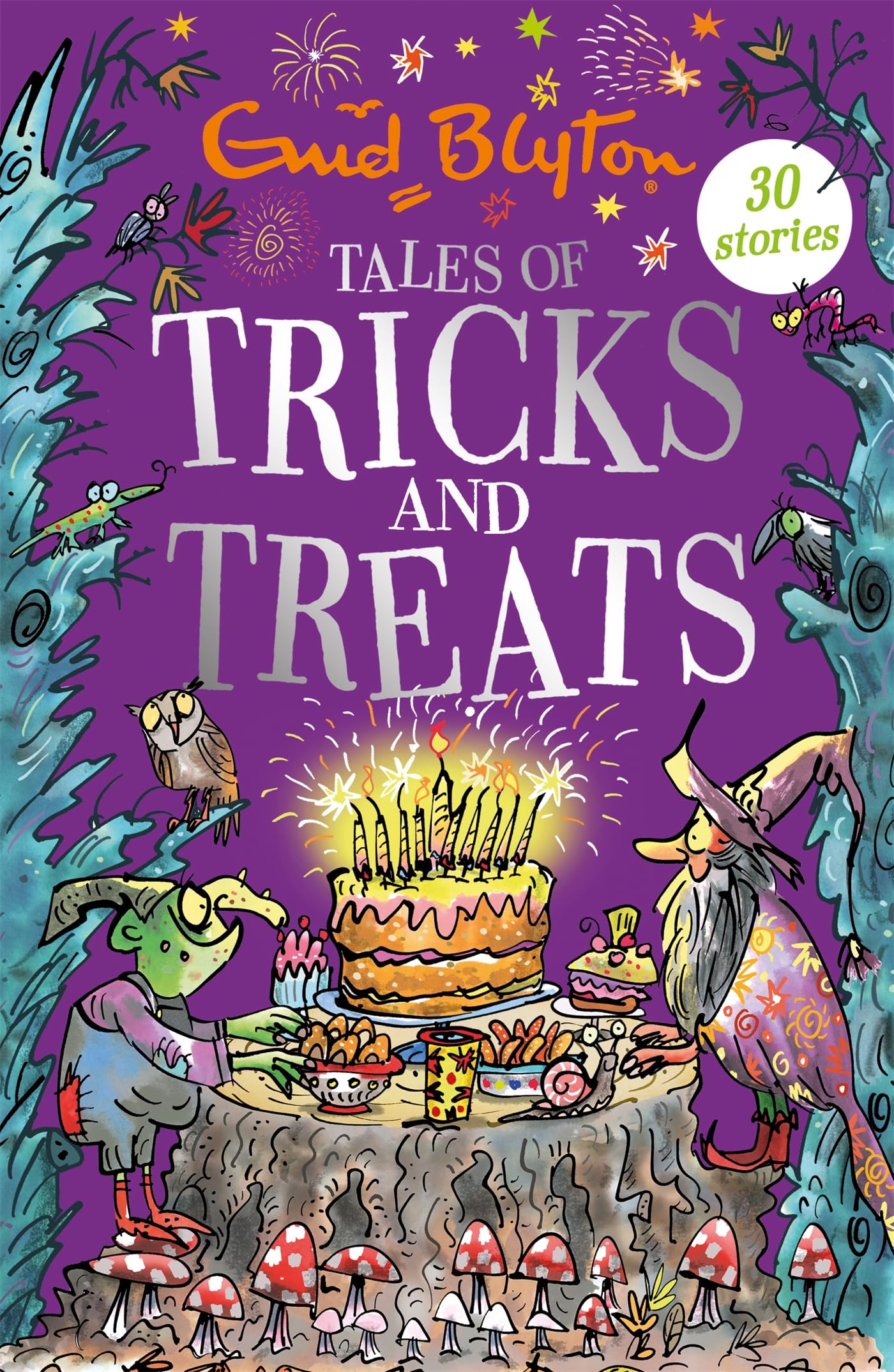 Front cover of the book 'Stories of Pixies and Elves (Bumper Short Story Collections)' by Enid Blyton.