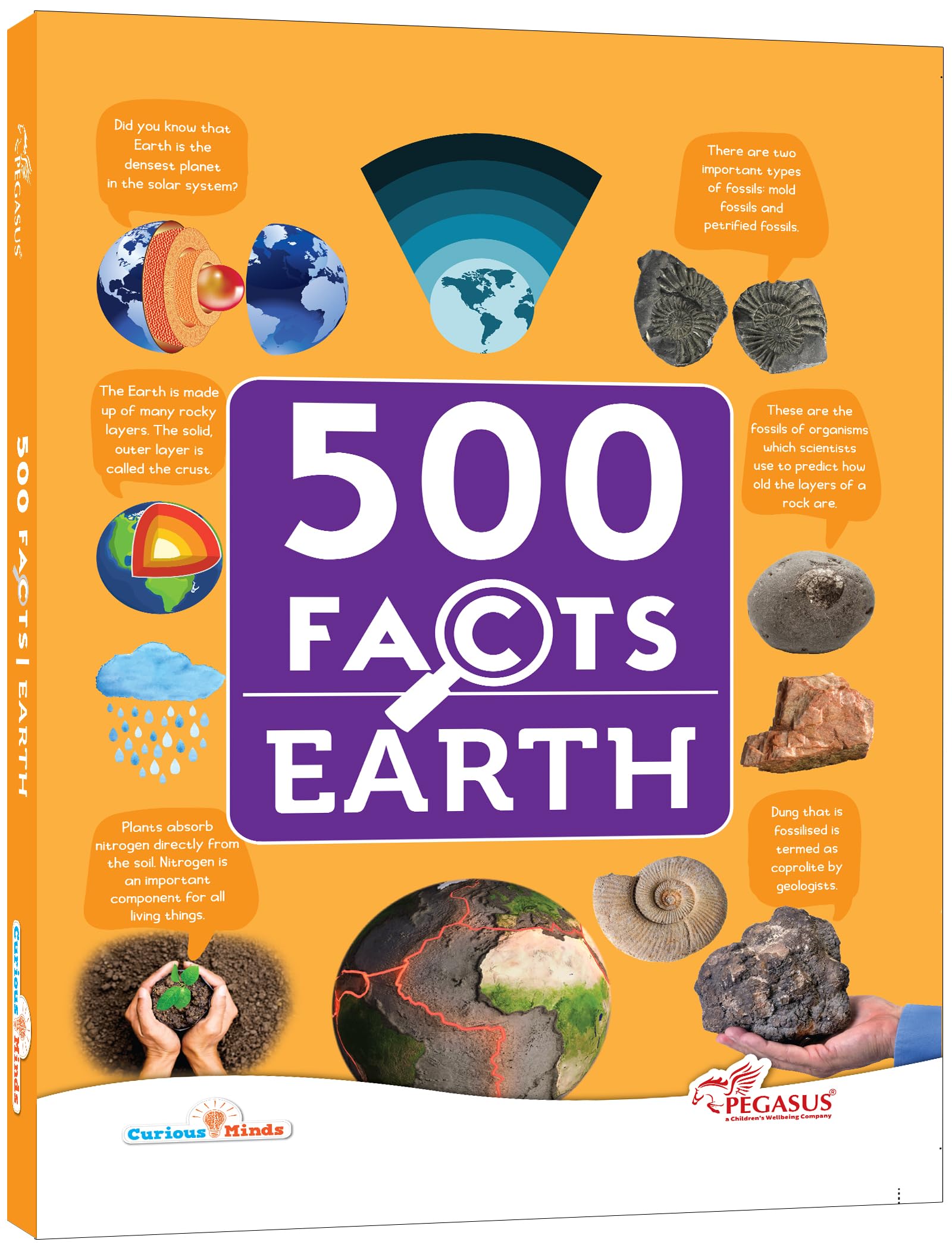 Front cover of the book 'Earth - 500 Facts' by Na.