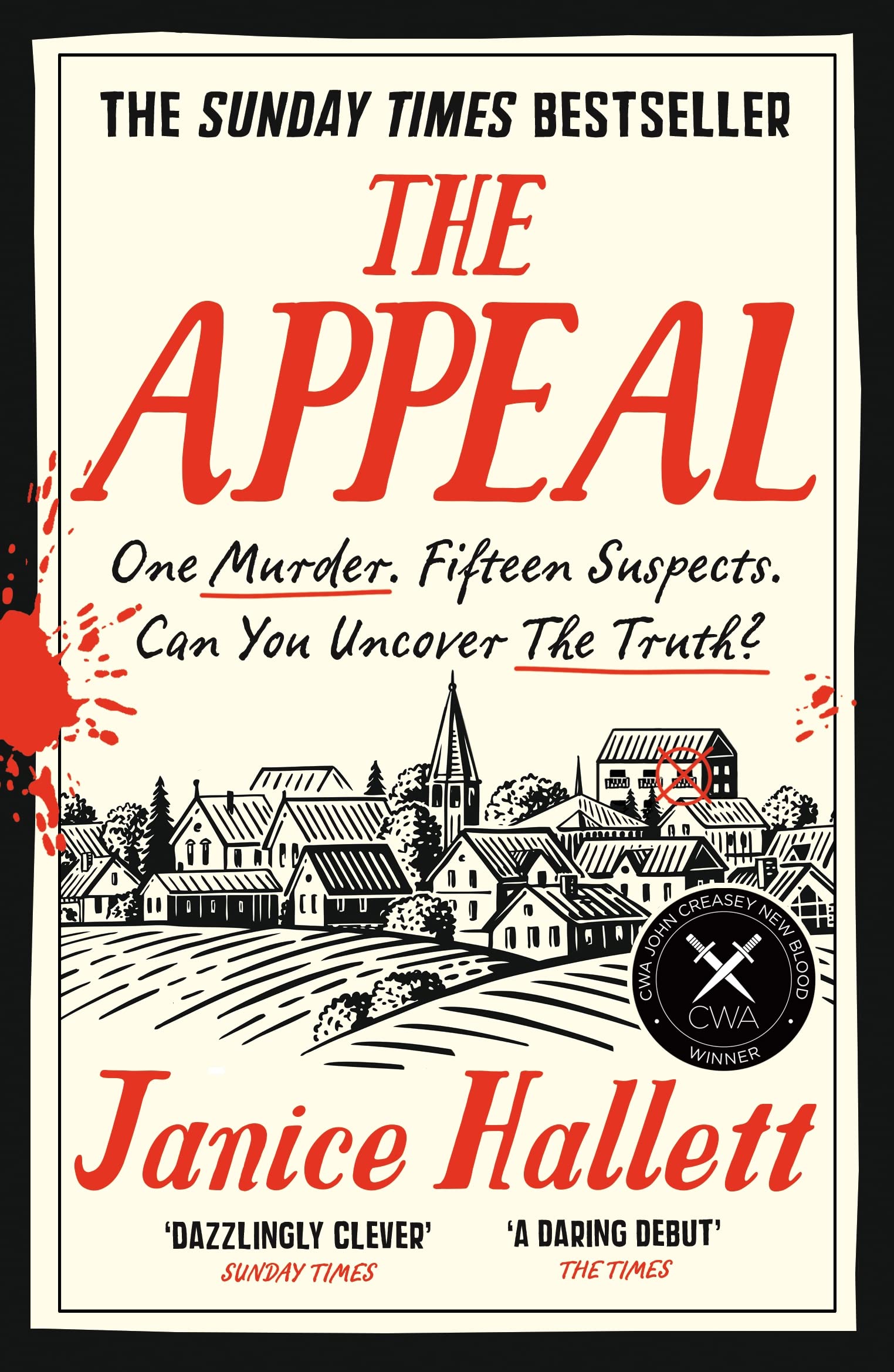 Front cover of the book 'The Appeal: The Sunday Times Crime Book of the Month' by Janice Hallett.