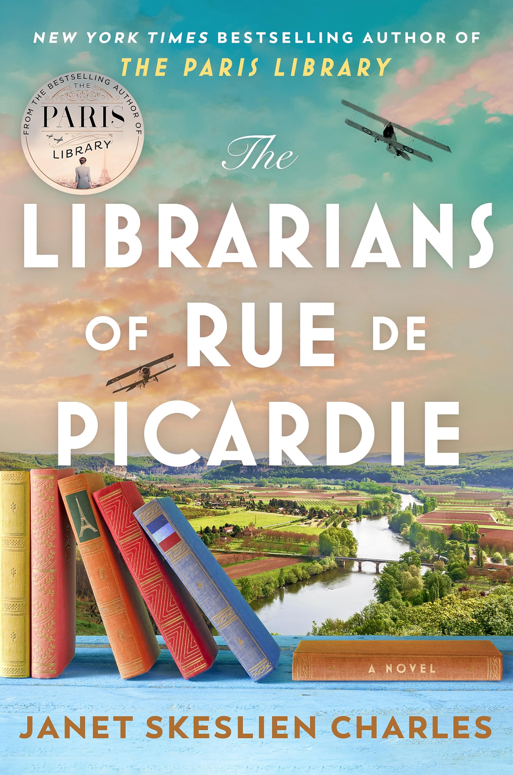 Front cover of the book 'The librarians of rue de picardie' by Janet Skeslien Charles.