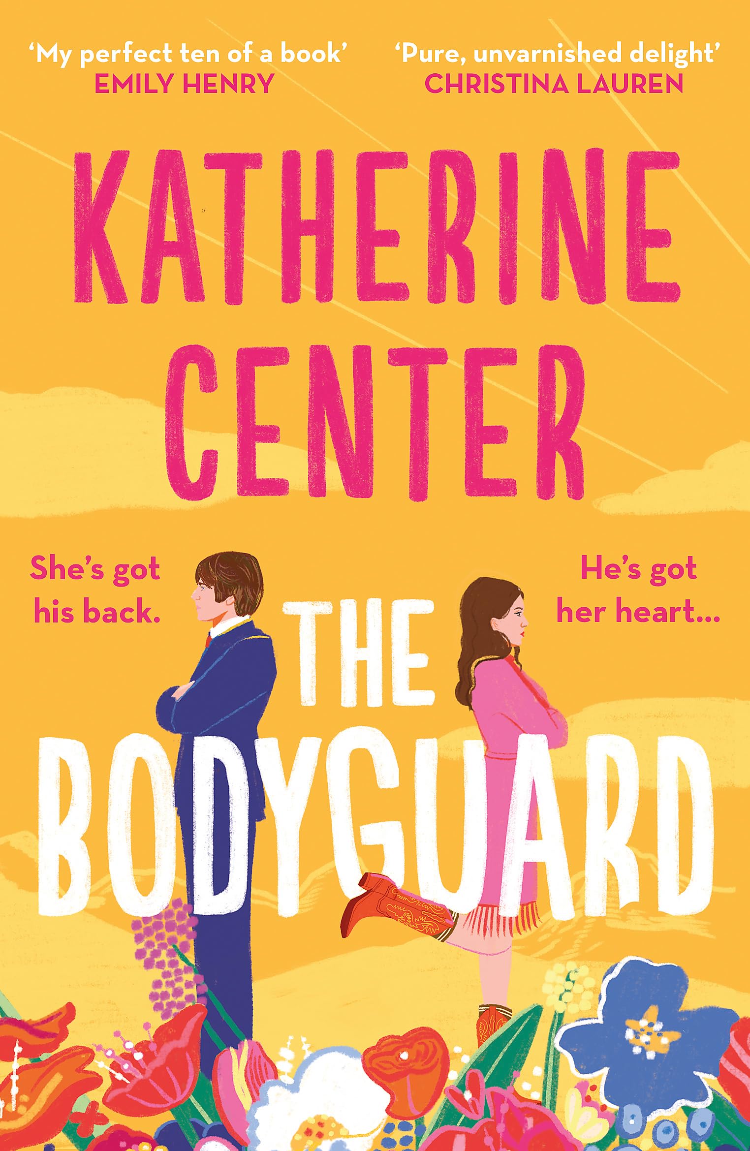 Front cover of the book 'The Bodyguard: 'A shot of pure joy' EMILY HENRY' by Katherine Center.