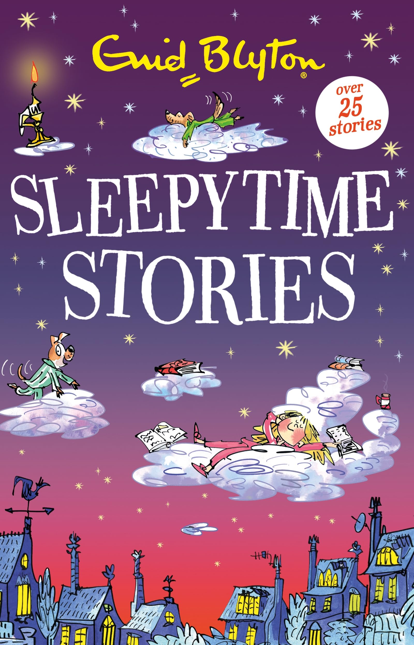Front cover of the book 'Hodder Childrens Books Sleepytime Stories Over 25 Stories (Bumper Short Story Collections).' by Enid Blyton.