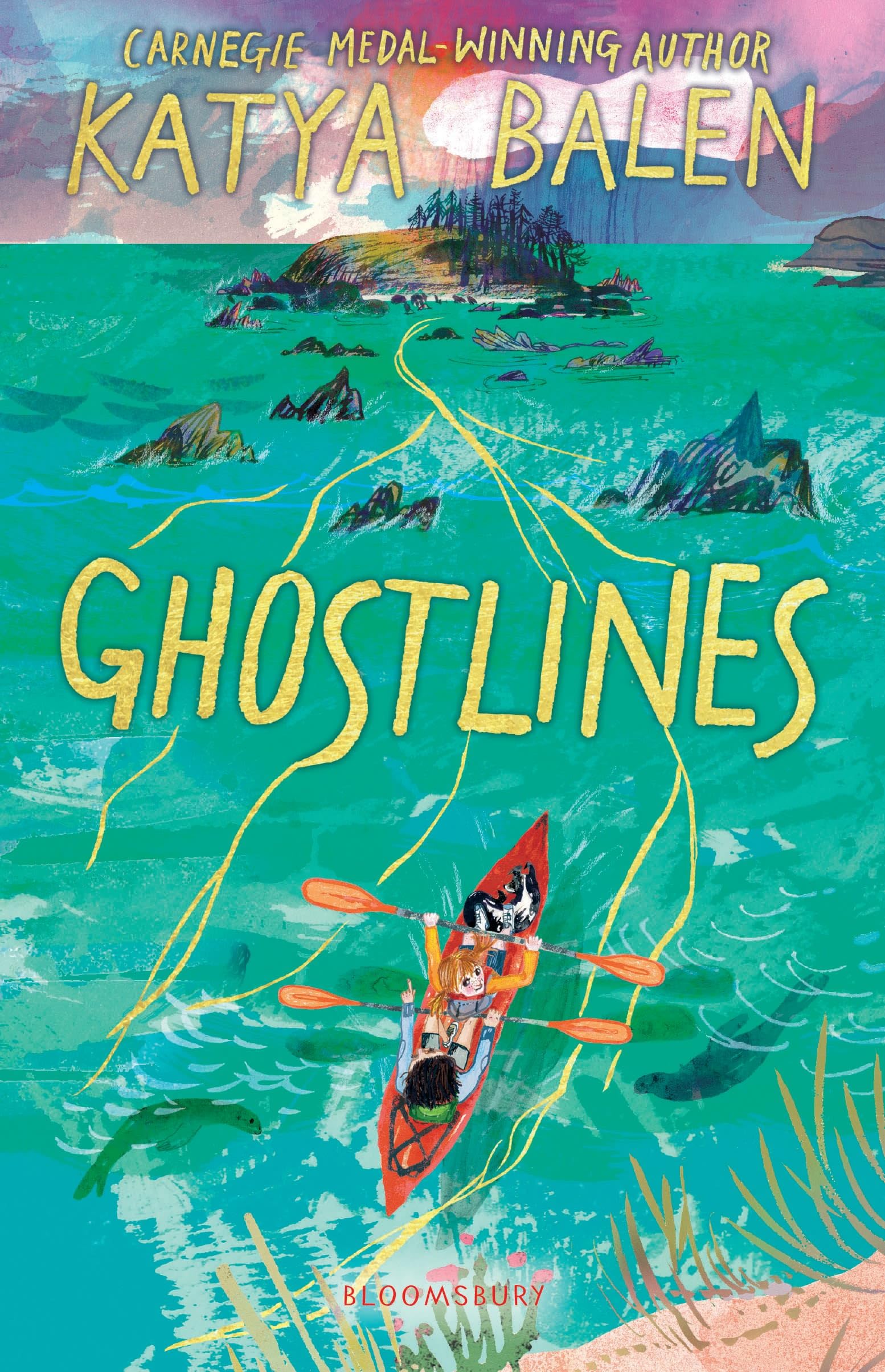 Front cover of the book 'Ghostlines' by Katya Balen.