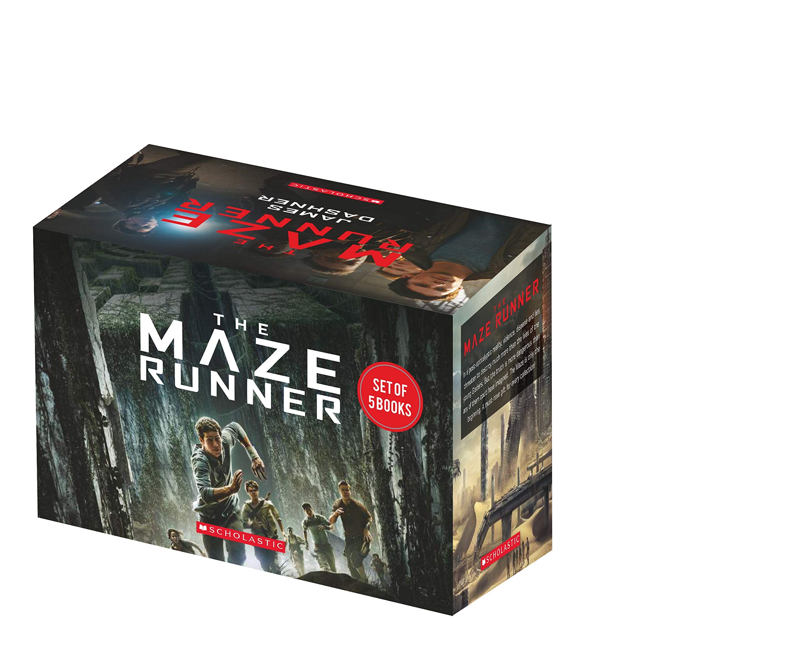 Front cover of the book 'Maze Runner Box Set of 5 Books' by James Dashner.