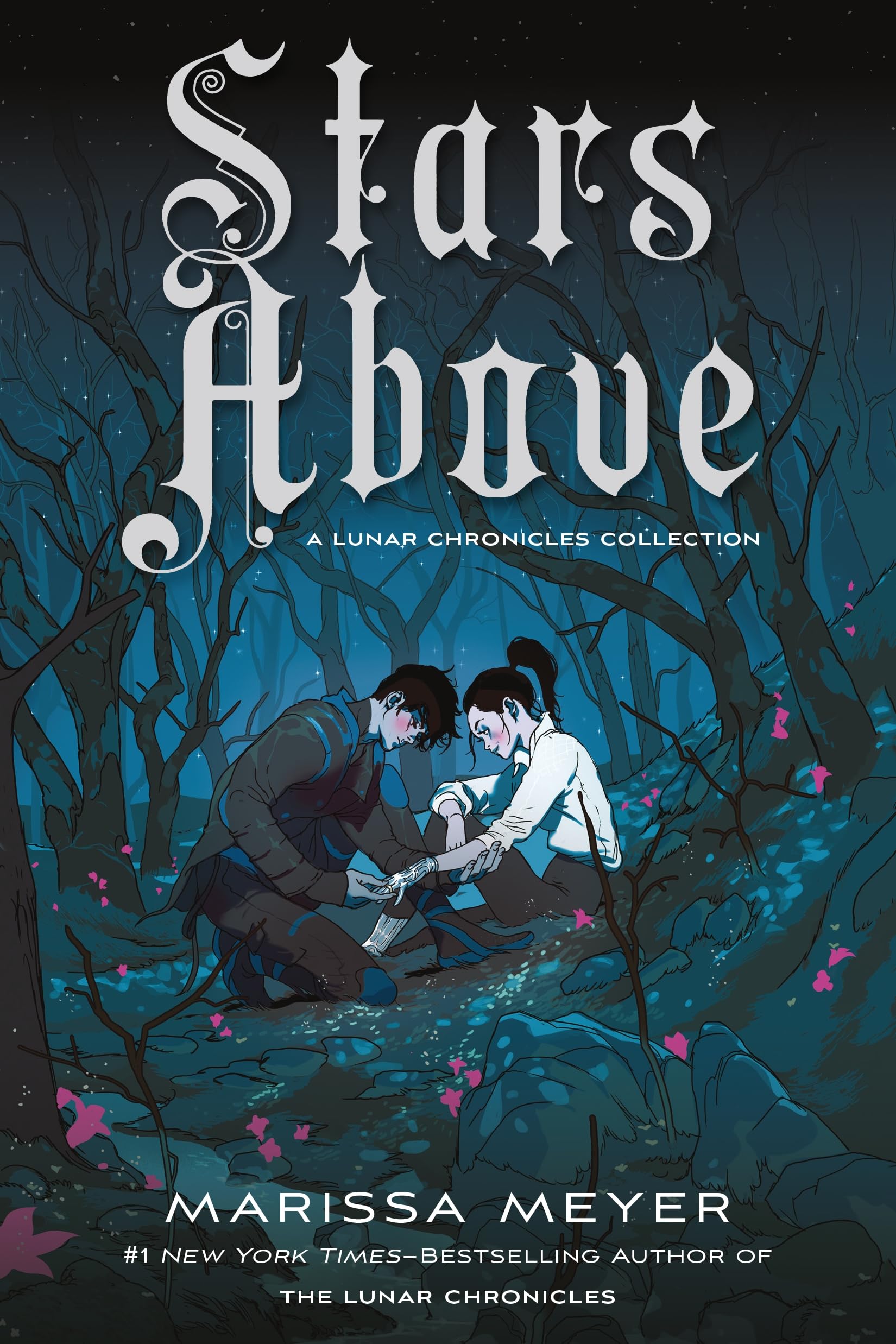 Front cover of the book 'Stars Above: A Lunar Chronicles Collection' by Marissa Meyer.