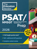 Front cover of the book 'Princeton Review PSAT/NMSQT Prep, 2026: 3 Practice Tests + Review + Online Tools for the Digital PSAT (2026) (College Te' by The Princeton Review.