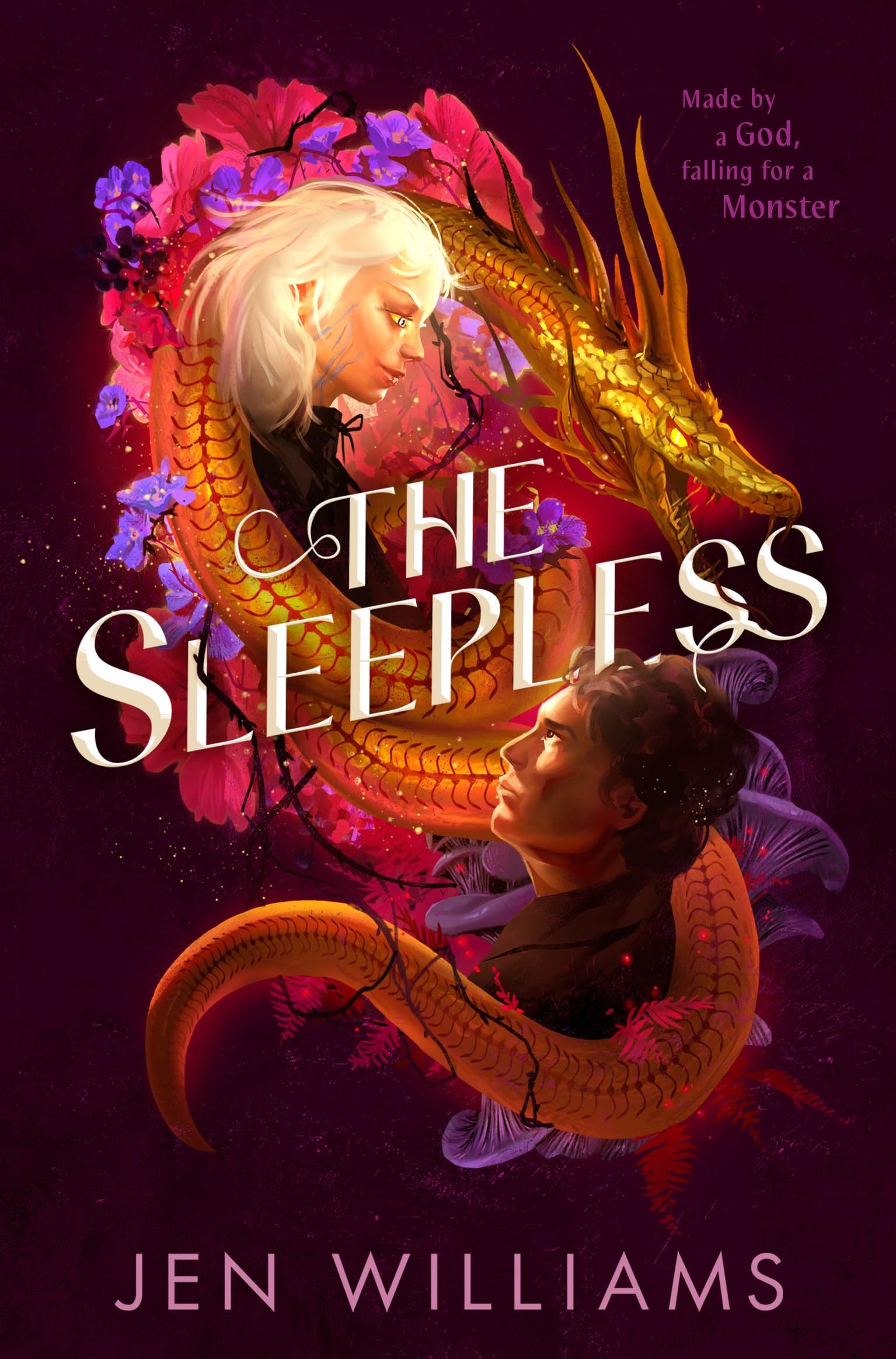 Front cover of the book 'The sleepless (International Edition)' by Jen Williams.