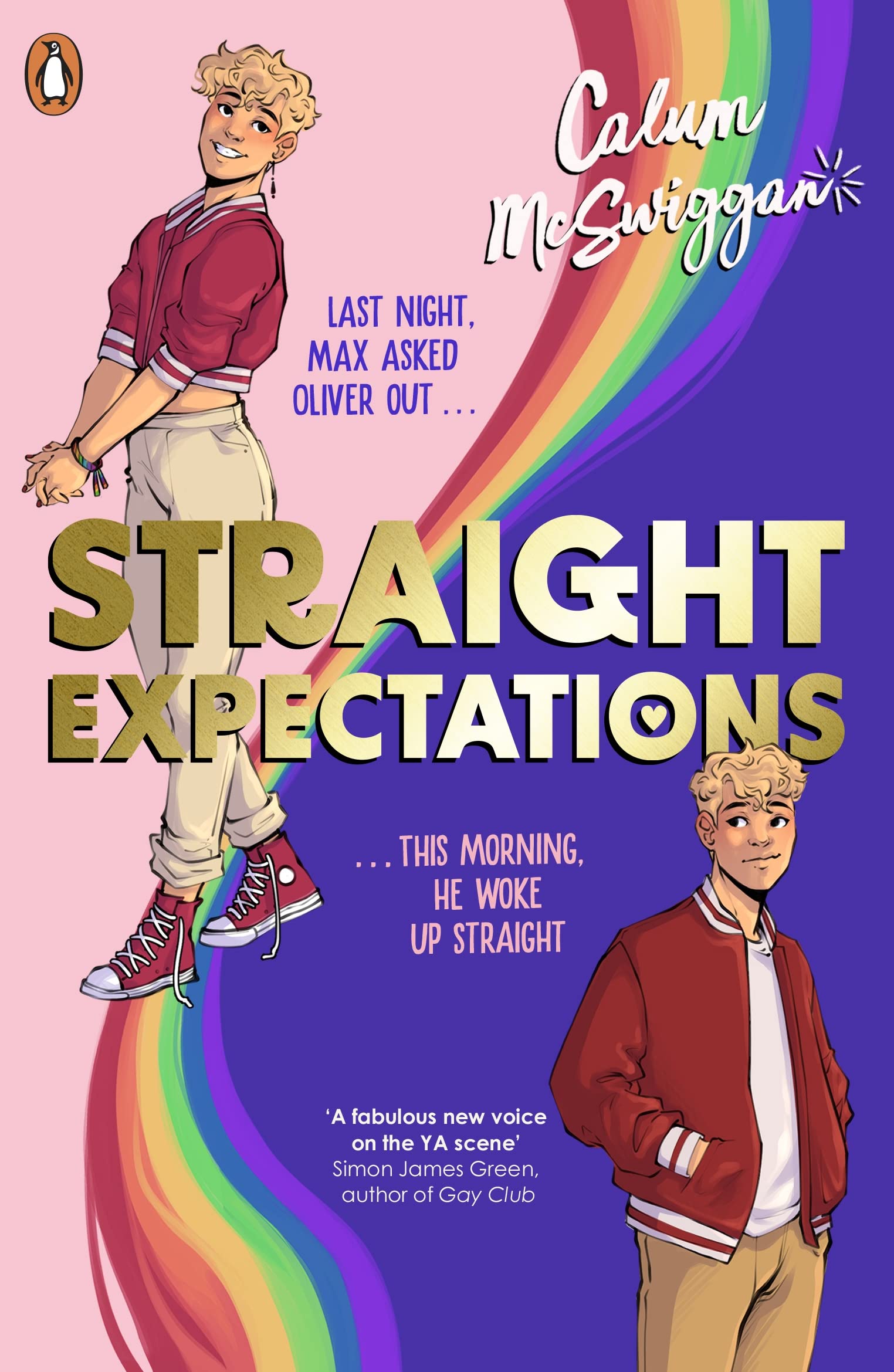 Front cover of the book 'Straight Expectations: Discover this summer's most swoon-worthy queer rom-com' by McSwiggan, Calum.