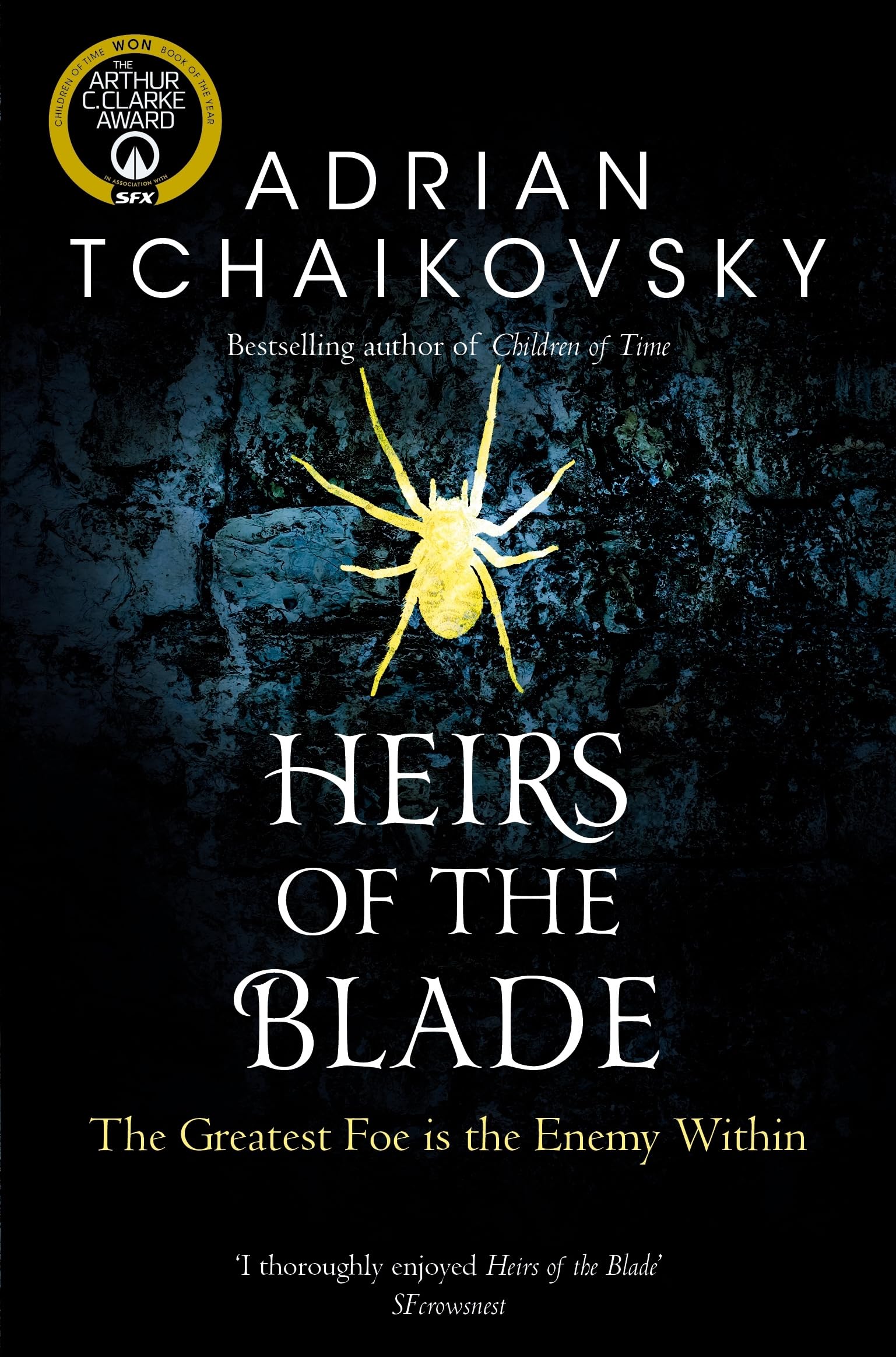 Front cover of the book 'Heirs of the Blade (Shadows of the Apt, 7)' by Adrian Tchaikovsky.