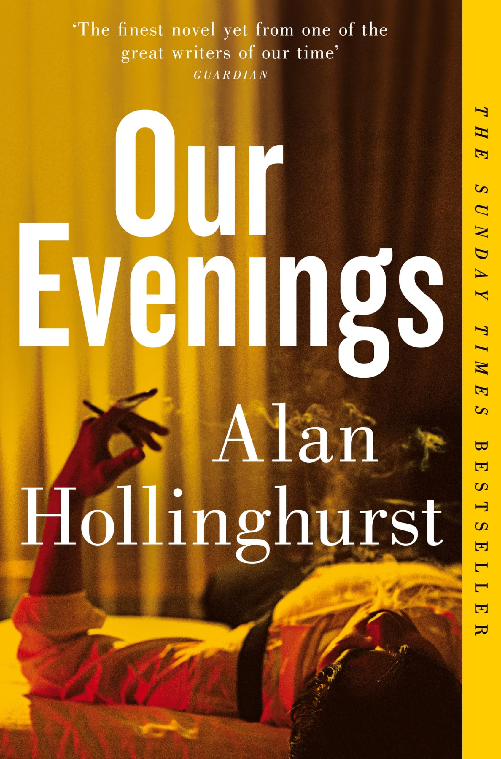 Front cover of the book 'Our evenings' by Alan Hollinghurst.