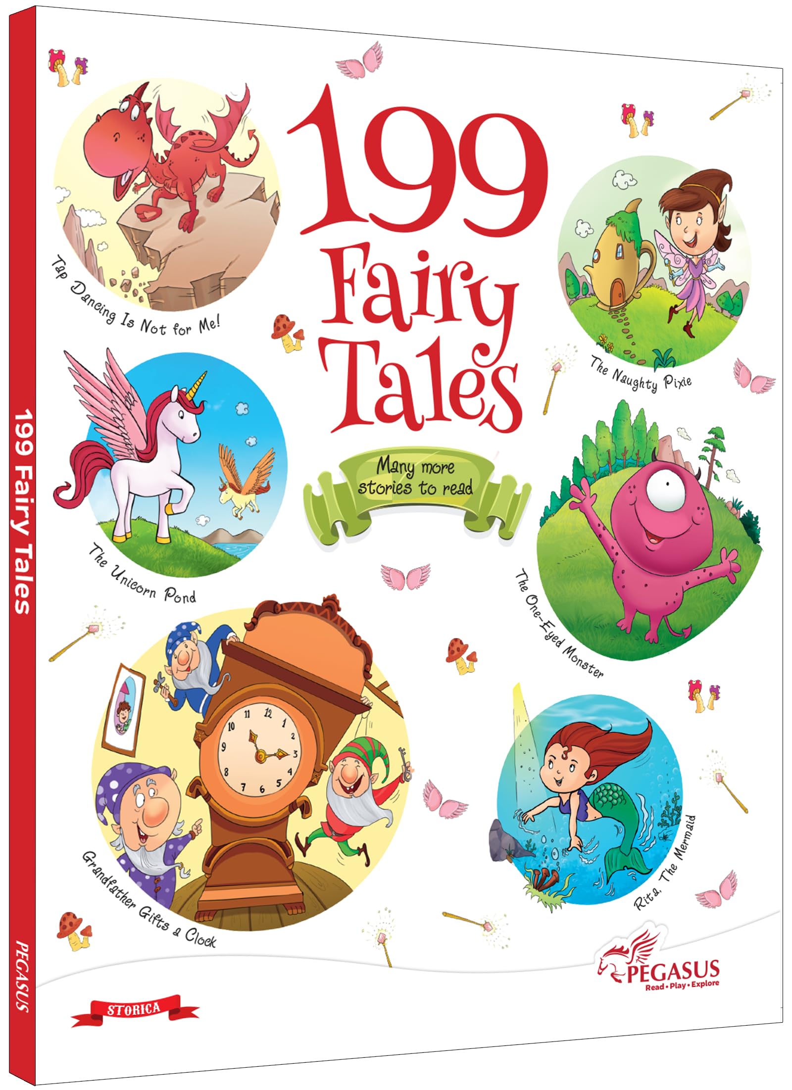 Front cover of the book '199 Fairy Tales' by Pegasus.