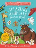 Front cover of the book 'The Gruffalo and Friends: Amazing Animals Sticker Book' by Axel Scheffler Julia Donaldson.