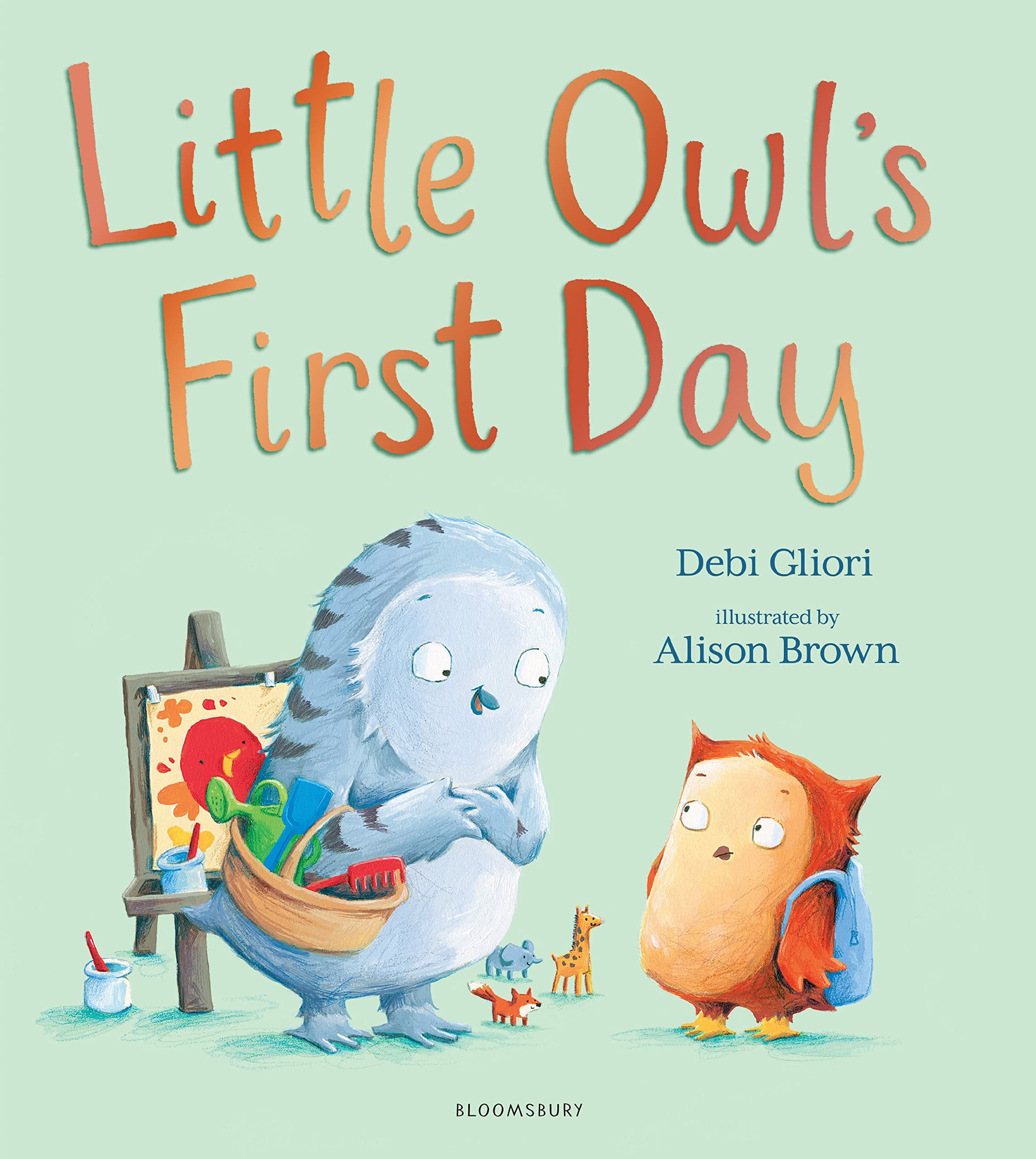 Front cover of the book 'Little Owl's First Day' by Debi Gliori.