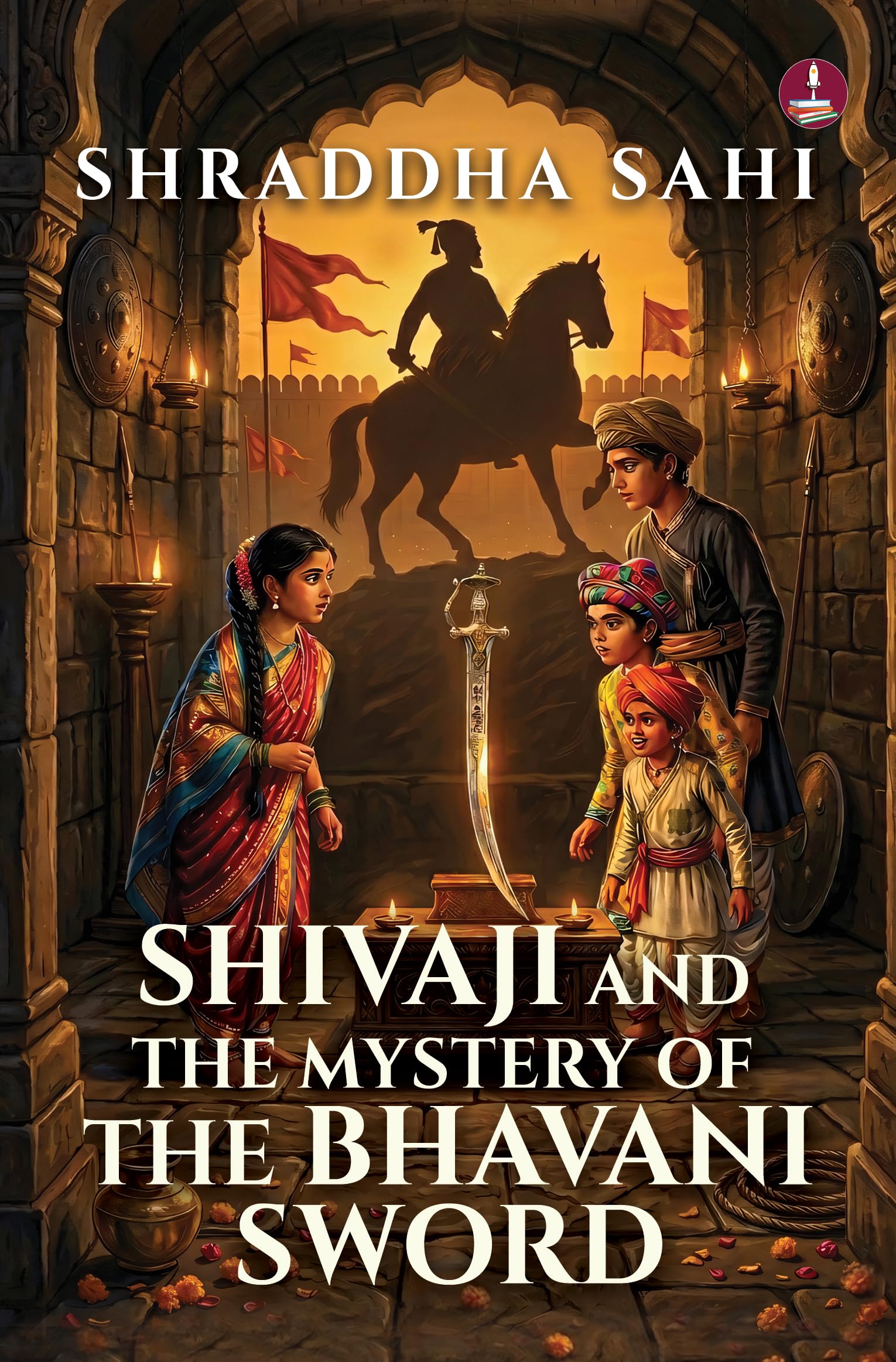 Front cover of the book 'Shivaji and the Mystery of the Bhavani Sword' by Na.