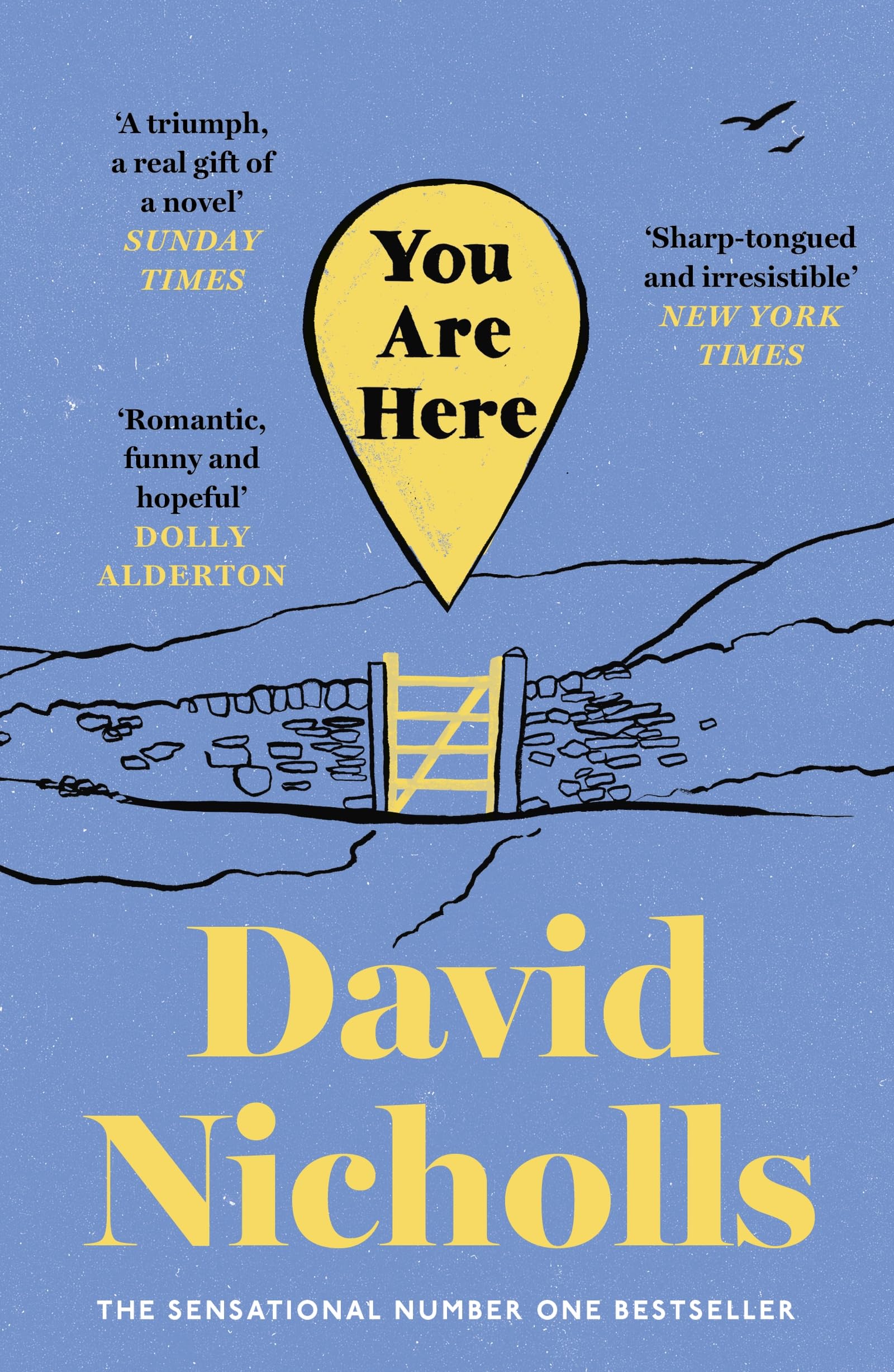 Front cover of the book 'You are here' by David Nicholls.