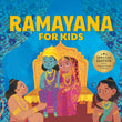 Front cover of the book 'Ramayana for Kids: Illustrated Indian Mythology Storybook For Children I Timeless Epic I Includes Coloring and Sticker P' by Penguin.